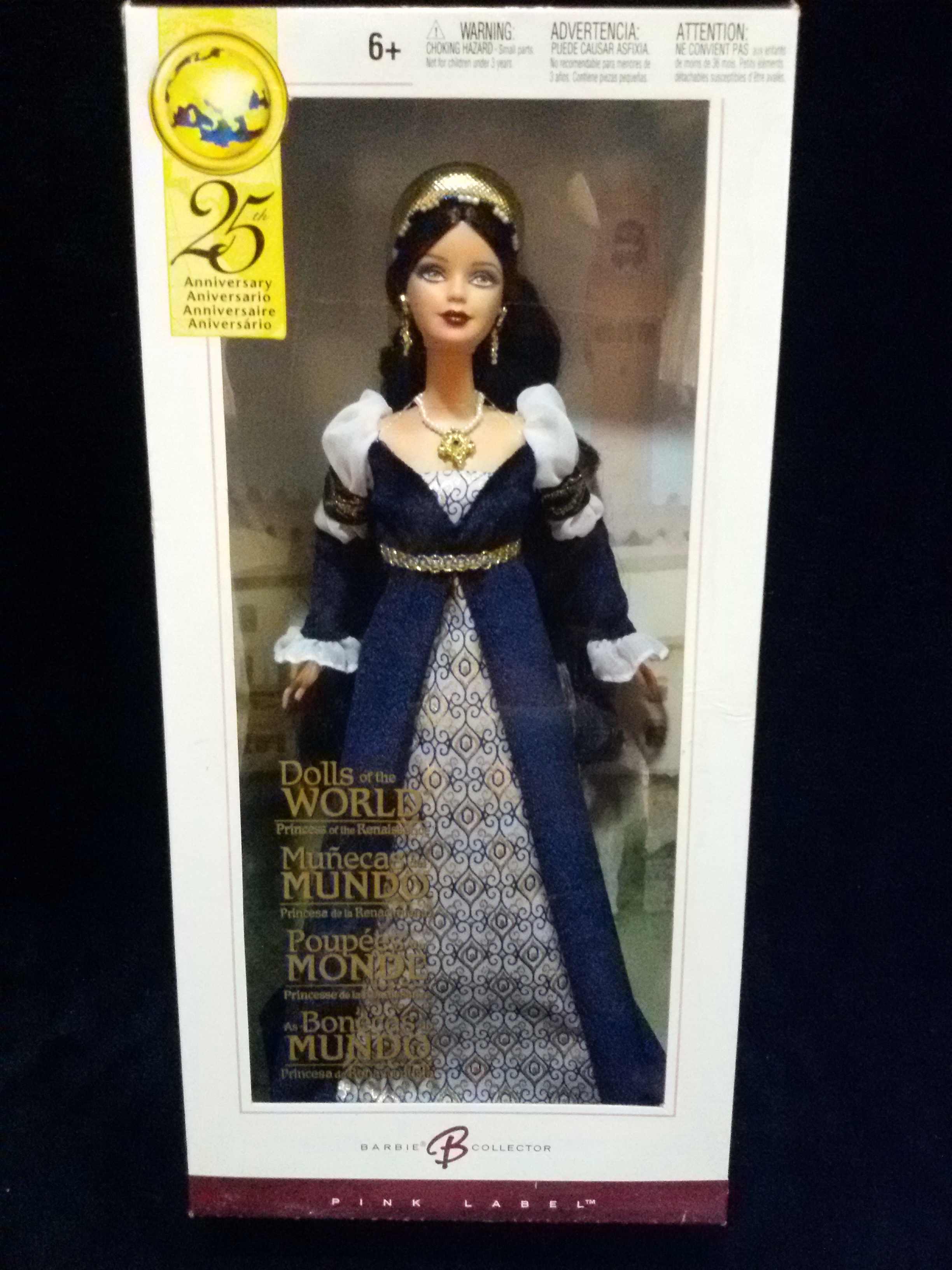 Dolls of the World: Princess of the Renaissance Barbie ตุ๊กตาบาร์บี้แท้มือหนึ่งค่ะ