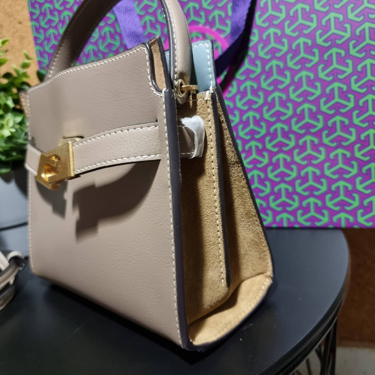 ของแท้ 💯% TORY BURCH LEE RADZIWILL PETITE DOUBLE BAG (CLAM SHELL)