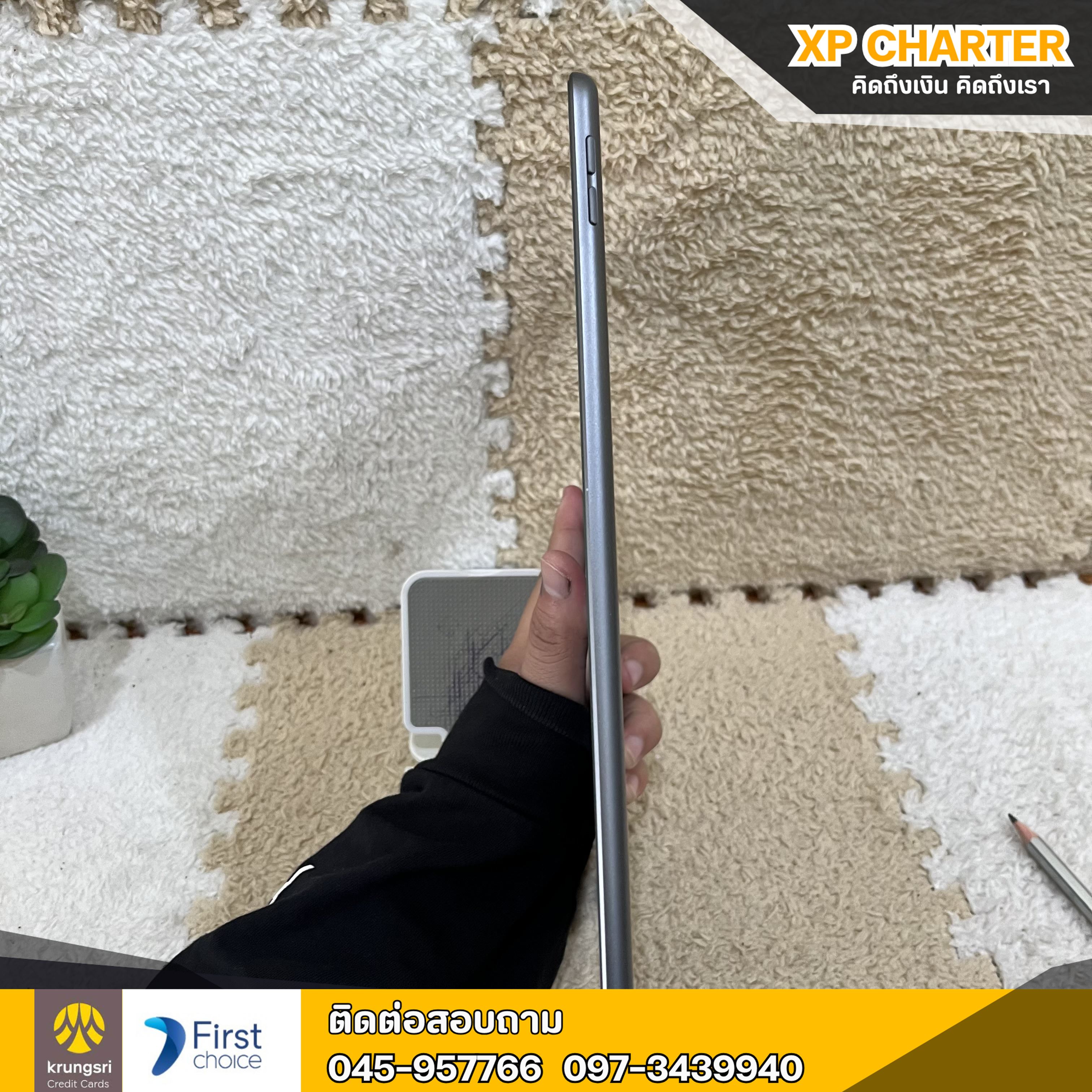 (ร16420) แท็บเล็ต Apple IPAD GEN9 WIFI 64/TH จอ10.2 นิ้ว ** ไม่มีประกันร้าน ขายตามสภาพ**