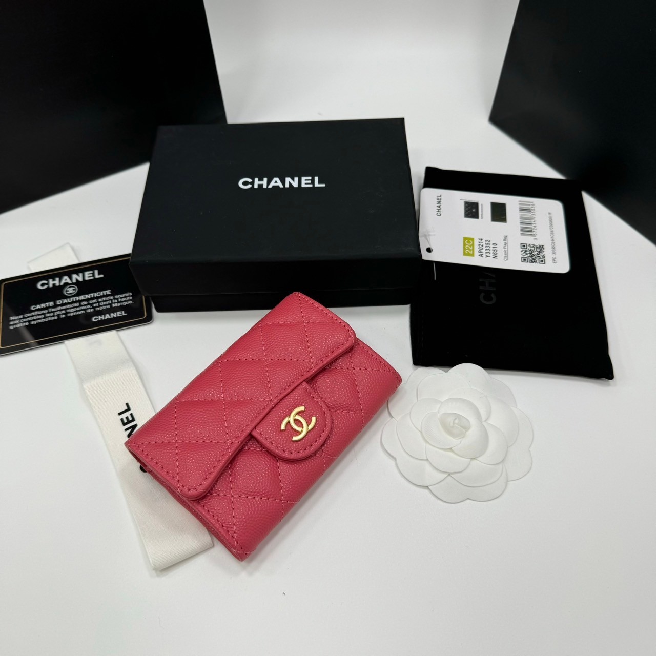 พร้อมส่ง 7 สี CHANEL WALLET กระเป๋าสตางค์รุ่นยอดนิยมใบสั้น เกรดออริ 1:1 ใช้งานต่างประเทศได้ ภาพถ่ายจากงานขายจริง