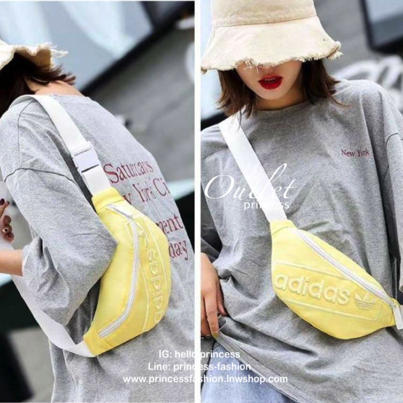 Adidas Originals กระเป๋า Funny Bum Bag (DV0224) กระเป๋าสะพายคาดอกหรือคาดเอวสไตล์สปอร์ต วัสดุNylon Polyester น้ำหนักเบา ใช้งานง่ายสะดวก มีช่องซิปใช้งาน2ช่อง ทั้งด้านหน้าและด้านหลัง สายปรับได้ยาวถึง105cm ดีเทลสวยๆเป็นโลโก้ปักลายแบรนด์แบบตัวนูนด้านหน้า ใช้งา