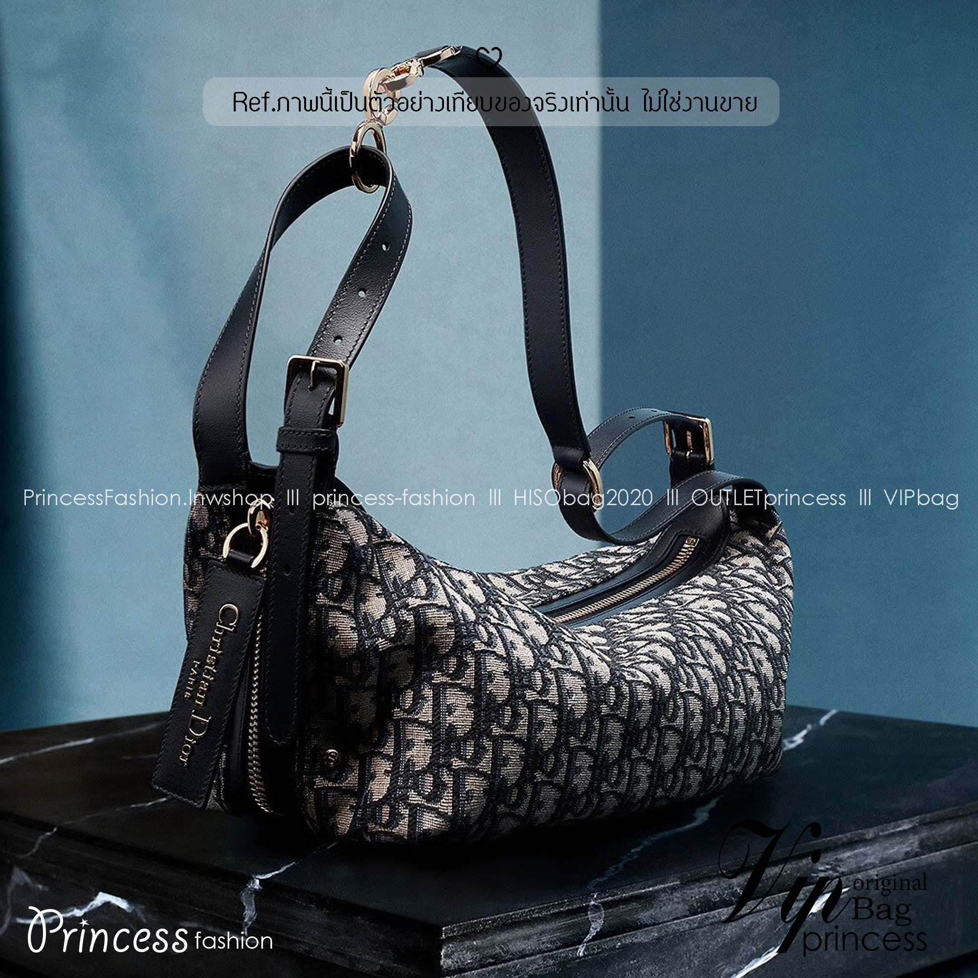 Dior Medium D-Journey Bag 35cm กระเป๋าสะพายนิยามใหม่ดีไซน์ทันสมัย โดดเด่นด้วยรูปทรงโฮโบที่มาพร้อมกับดีไซน์ที่นุ่มนวลและทันสมัย ดีเทลดูดีมีกิมมิคในตัว ภายในโล่งกว้าง