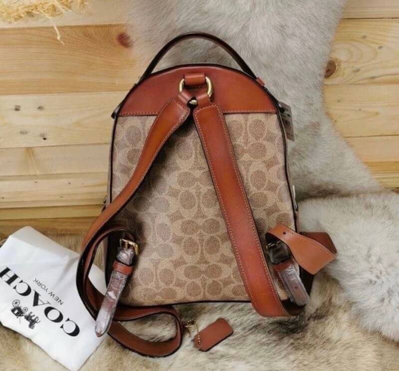 LARGE ของแท้ 💯% Coach Campus Backpack 23 In Signature Canvas