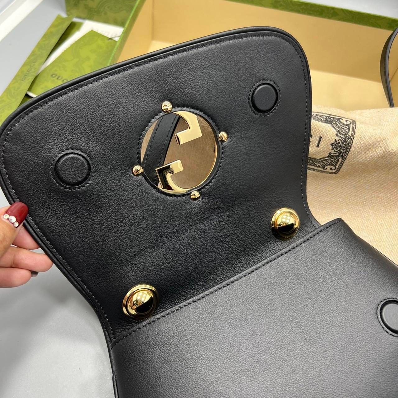 GUCCI Blondie mini bag เกรดเทพออริจินล หนังแท้ ภาพถ่ายจากงานขายจริง ใช้งานต่างประเทศได้ ผ่านทุก ตม