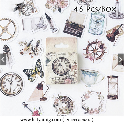 สติ๊กเกอร์สำหรับตกแต่งสมุดไดอารี่