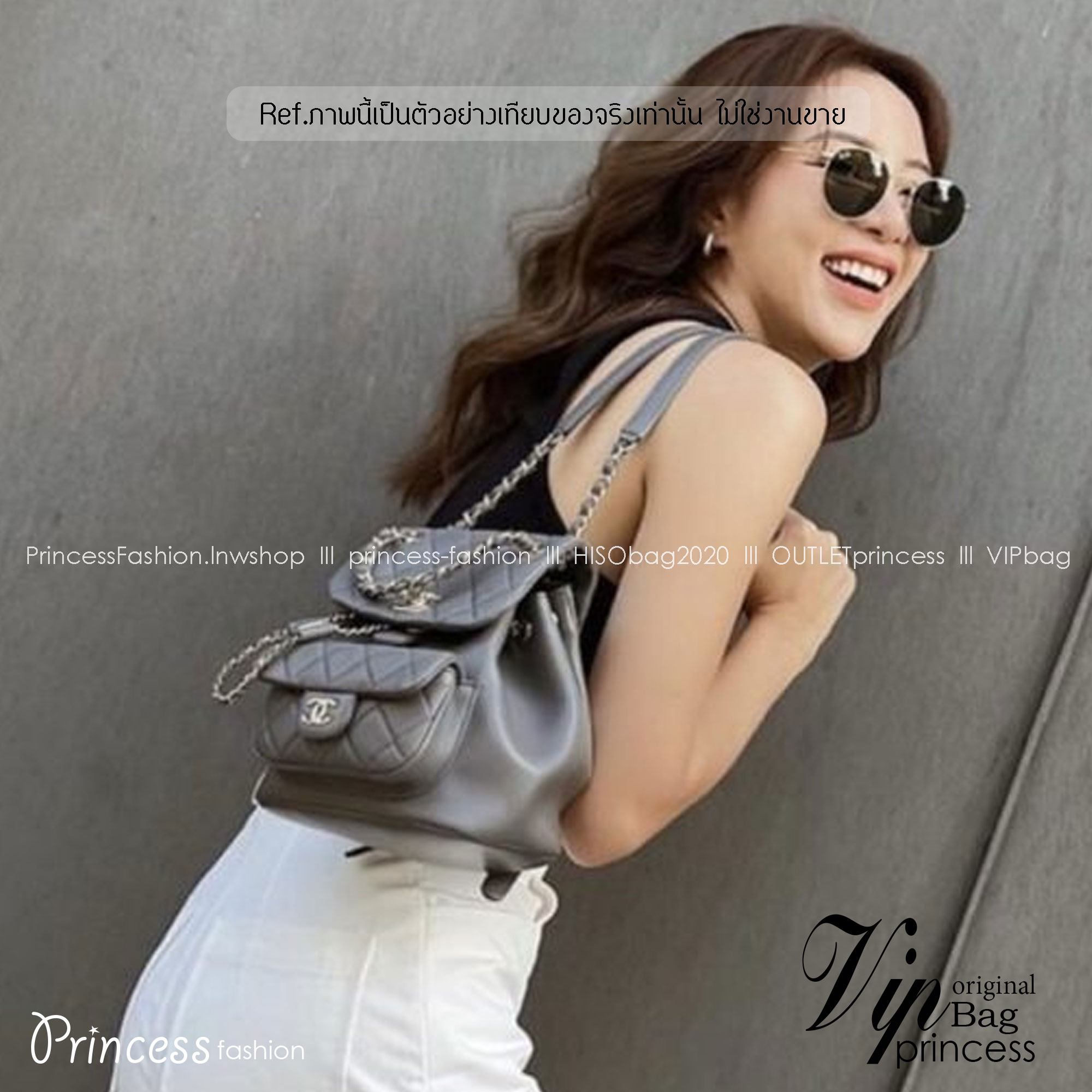 ORI หนังแท้ | Chanel Duma Backpack กระเป๋าเป้ไซส์มินิ น่ารักน่าใช้สุดๆ ไอเท็มยอดฮิต รูปทรงทันสมัย ดีเทลความสวยมากมาย