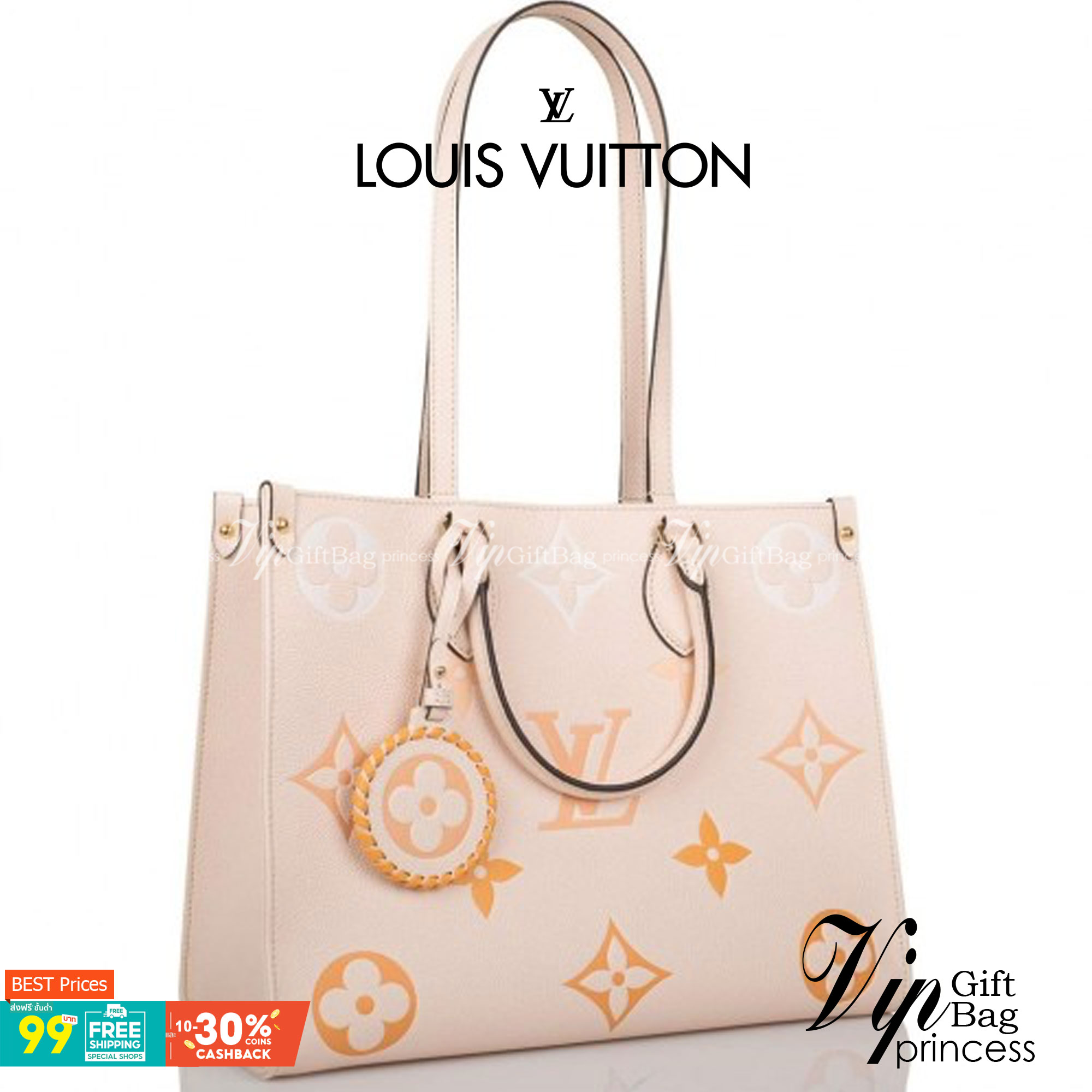 หนังแท้ LOUIS VUITTON Empreinte Monogram Giant By The Pool Onthego พร้อมส่งที่ไทย เกรดใช้งานต่างประเทศได้