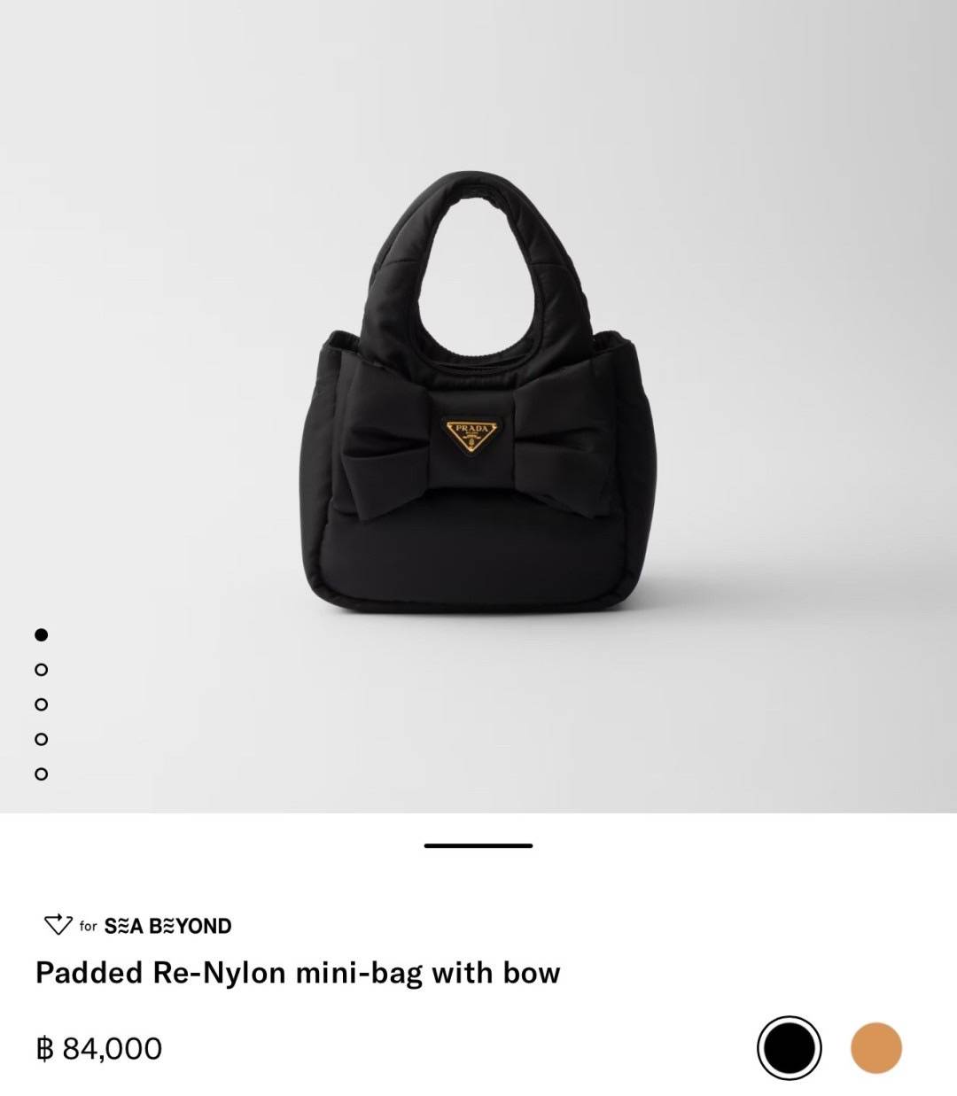 สลับแท้ New Prada Padded Re-Nylon mini-bag with bow(Ori)เทพ กระเป๋าถือพร้อมสายสะพาย ผ้าไนล่อนหนานุ่มเกรดแบรนด์ งานดีสุด ผ่านทุก ตม 🤍 เกรดสั่งตัด ท็อปวีไอพี สลับแท้ 1:1 ภาพถ่ายจากงานขายจริง ใช้งานต่างประเทศได้