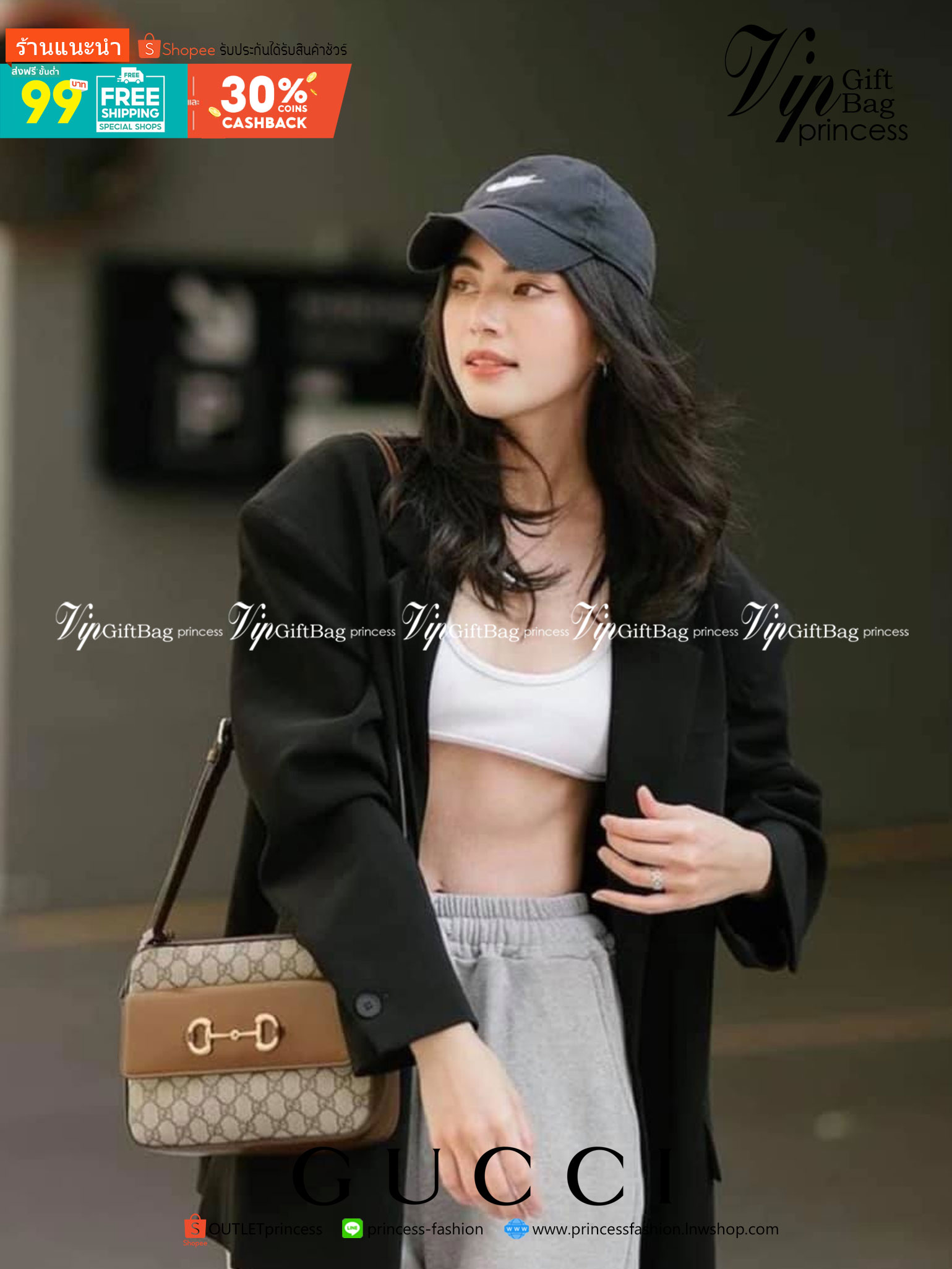 VIP 】Brown GUCCI Horsebit 1955 small color-block leather shoulder bag ด้วยรูปทรงกล่องอันคลาสสิกที่มาพร้อมรายละเอียดอันน่าค้นหา ดูหรูหรา สามารถใช้งานได้หลากหลายโอกาส เป็นเพื่อนคู่ใจในวันสบายๆ หรือออกงานเป็นทางการ ไม่ควรพลาดเลยค่ะ