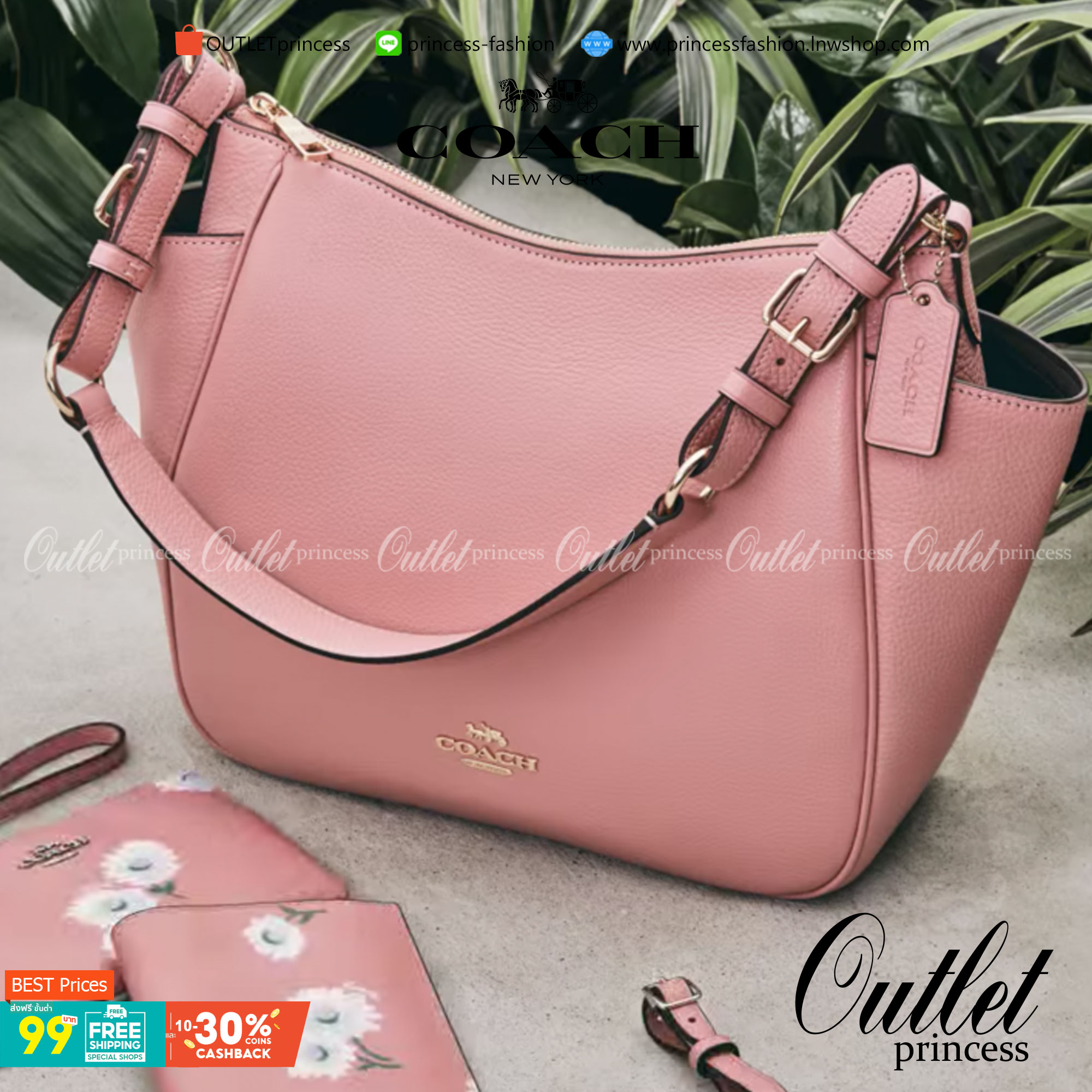 สินค้าออกใหม่ พร้อมคอลเลคชั่นสีใหม่ล่าสุดค่ะ! COACH RORI SHOULDER BAG ((C2855)) พร้อมส่งที่ไทย สวยก่อนใครแน่นอนค่ะ! กระเป๋าสะพายไหล่ หนังแท้ชั้นดีที่สุด หนังนิ่ม ทรงสวย หลงรักแน่นอนค่ะ