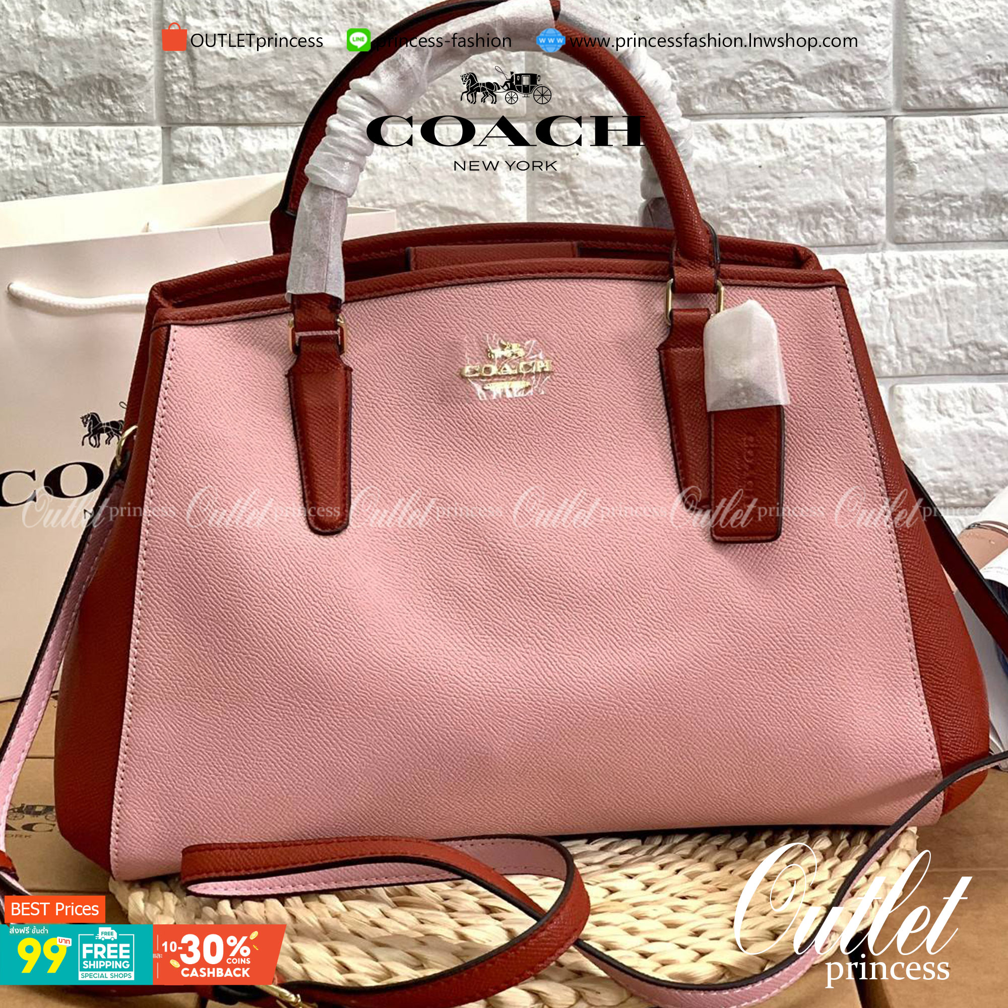 COACH HANDBAG//SHOULDER BAG ((28470)) กระเป๋าหิ้ว//สะพายไหล่ วัสดุหนังแท้ หนังนิ่ม น้ำหนักเบา ใบใหญ่กำลังดีค่ะ ปากกระเป๋าเป็นแบบกระดุมแม่เหล็ก ภายในมี2ช่องใหญ่ ค่อนข้างกว้าง ใส่ของได้ครบเลยทีเดียวค่ะ มีเป็นช่องซิปกลางหนึ่งช่อง และช่องใส่ของจุกจิกได้อีก3ช่