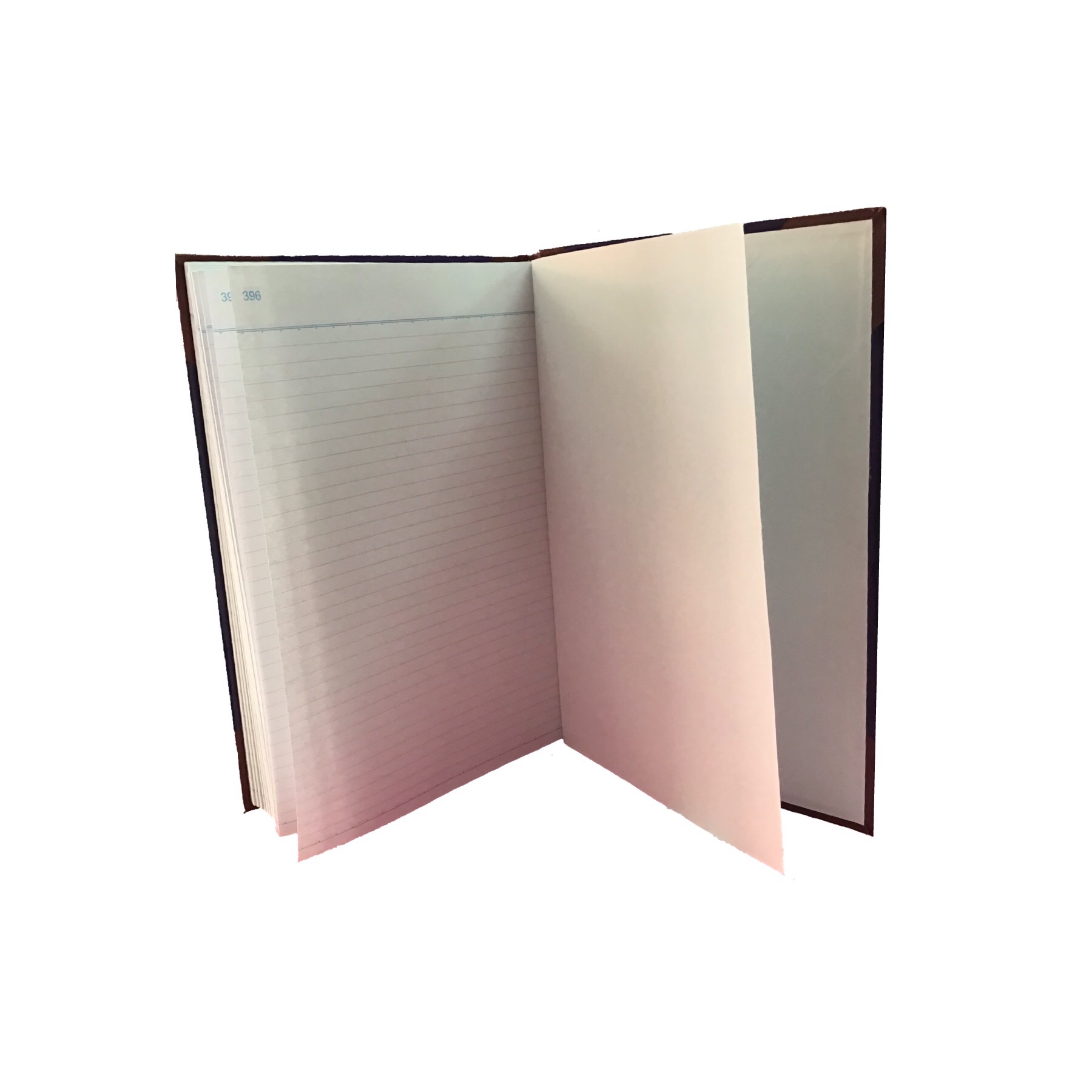 สมุดปกแข็งมุมมัน #2 5/200 แผ่น ขนาด 19.5*31.5 ซม. 100 แกรม