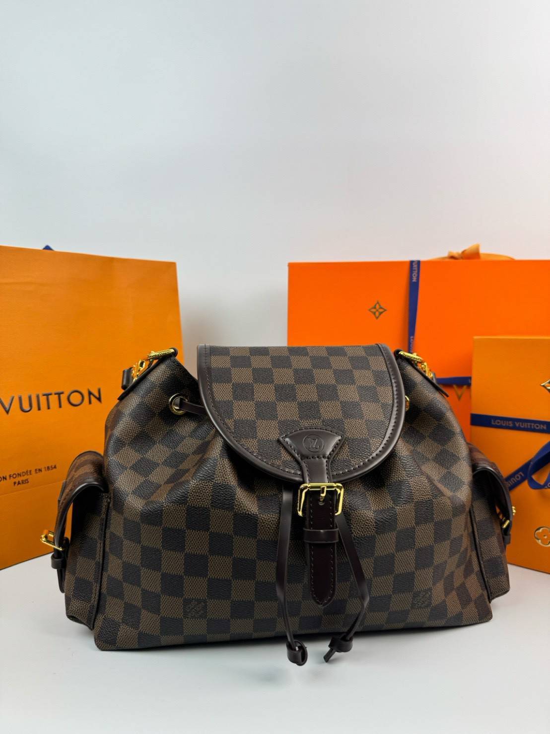 ORI หนังแท้ | LV Odyssee bag Damier Canvas กระเป๋าสะพายดีไซน์ใหม่ คอลเลกชันประจำฤดูกาล Pre-Fall 2025 ออกแบบมาเพื่อเชิดชูมรดกล้ำค่าที่สืบทอดจากรุ่นสู่รุ่น ดีไซน์ทันสมัยใช้งานได้ทุกวัน