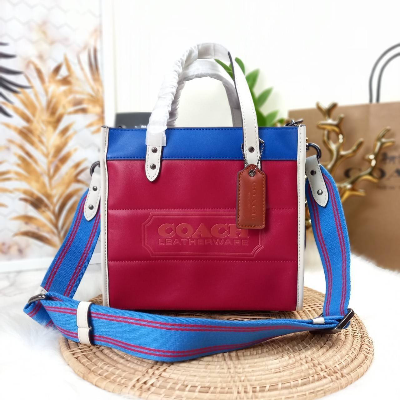 COACH CASUAL STYLE STREET STYLE 2WAY PLAIN LEATHER ELEGANT STYLE (C6958 C6852) 🌺 ที่สุด! ของที่สุด!! กระเป๋าถือ กระเป๋าสะพายรูปทรงสุดฮิต สุดคลาสสิค รุ่น UNISEX ที่ชิคๆ สบายๆ ได้ทั้งชายและหญิง// วัสดุหนังแท้ทั้งใบ ตัดเย็บด้วยหนังเนื้อนุ่มพิเศษ หนา 