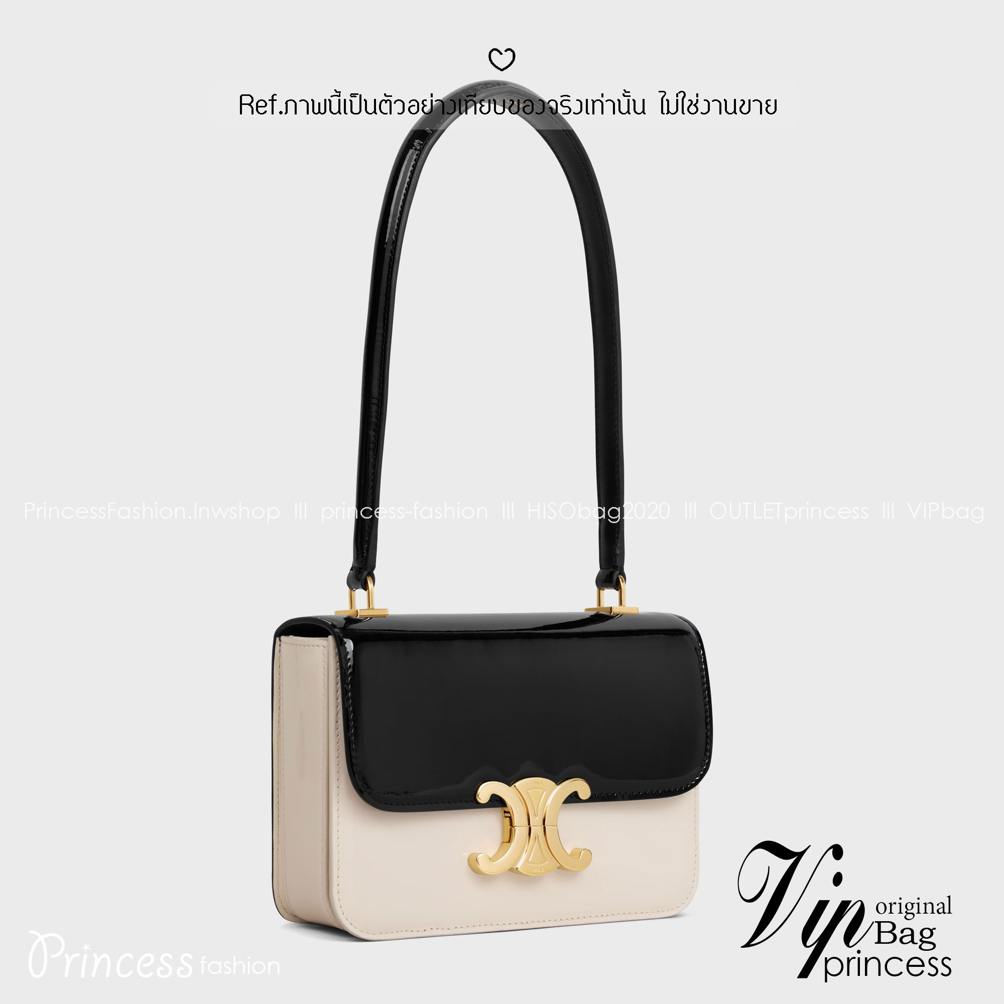 สลับแท้ CELINE TEEN GARANCE bag in PATENT CALFSKIN กระเป๋าสะพายไหล่หนังแท้ รุ่นใหม่ล่าสุดหนังเงาสวยงามหรูหรา 🤍 เกรดออริจินอล สลับแท้ 1:1