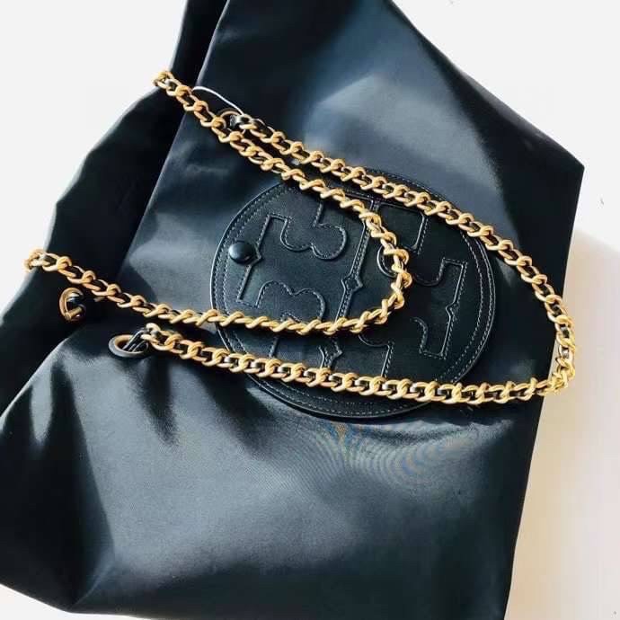 TORY BURCH Ella Chain Tote 32cm / TORY TOTE NYLON BAG พร้อมส่ง 4 สี กระเป๋าสะพายทรงโท้ท จุของได้เต็มที่ น้ำหนักเบา รูปทรงคลาสสิคชวนใช้