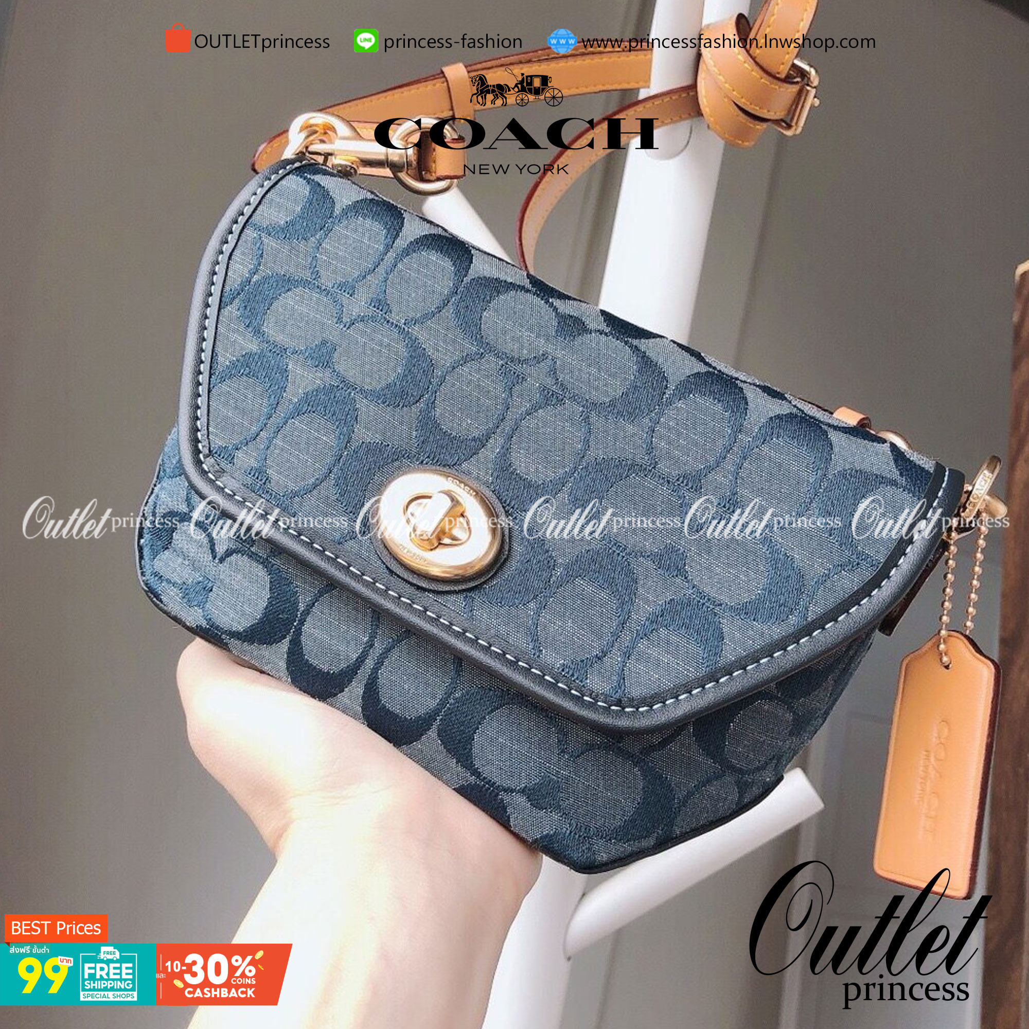 คอลเลคชั่นใหม่ ทั้งสวยทั้งคุณภาพค่ะ COACH KARLEE CROSSBODY BAG พร้อมส่ง ได้ไปไม่ผิดหวังแน่นอนค่ะ! สวยๆแบบคนดังระดับโลกกันค่าา กระเป๋าสะพายแบบครอสบอดี้ร์ หนังแท้นิ่มสวยงามมากๆค่ะ รูปทรงน่ารักกระทัดรัด เปิดปิดกระเป๋าแบบหมุนล็อค ภายในสามารถ