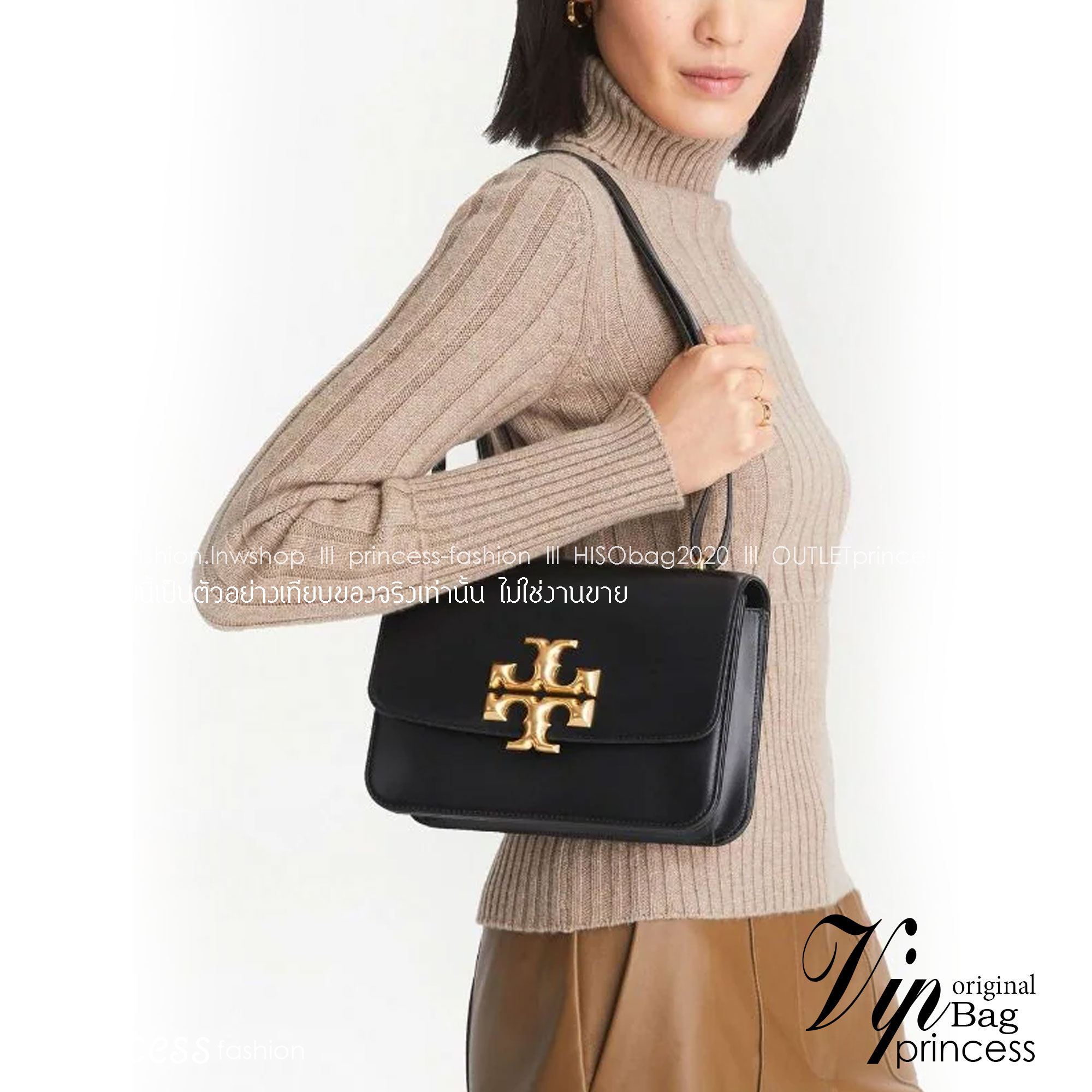 Tory Burch Bag / TORY BURCH ELEANOR CONVERTIBLE SHOULDER BAG รุ่นยอดนิยม กับไซส์ใหม่ ใหญ่จุคุ้ม! กระเป๋าสะพายข้าง ดีไซน์อยู่ทรง เรียบหรู! ผู้ดีกว่าใคร