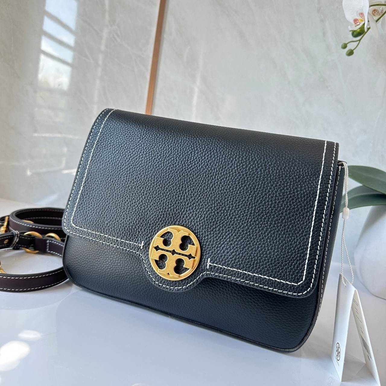 พร้อมส่ง 2 สี TORY BURCH FELIX CONVERTIBLE SHOULDER BAG กระเป๋าสะพาย เกรดท็อปออริ เกรดดีสุด สลับแท้ 1:1