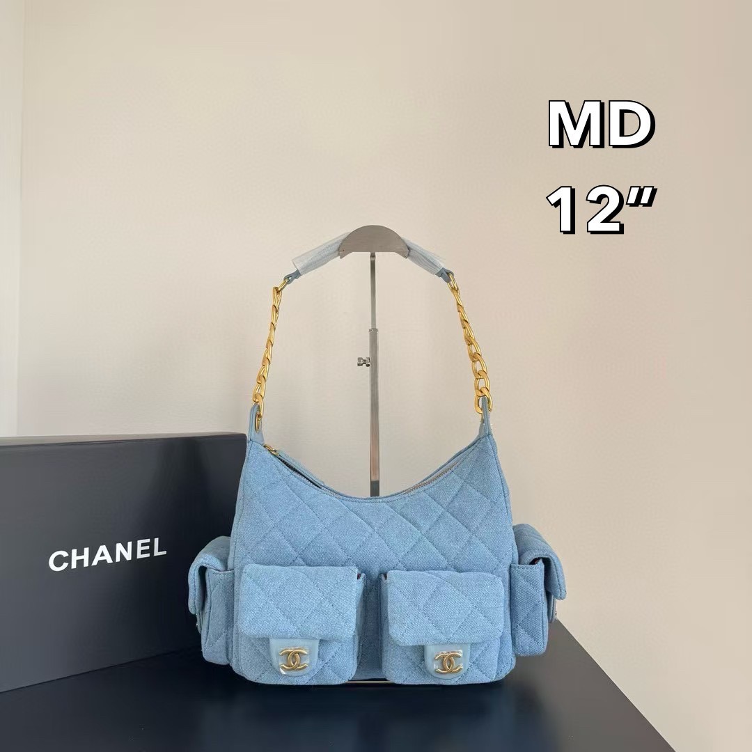 CHANEL 25C Hobo Bag ใหม่ล่าสุดก่อนใคร กับกระเป๋าสะพายทรงโฮโบรูปทรงสวยคลาสสิค ใช้งานได้ง่าย ทุกลุค ทุกสไตล์