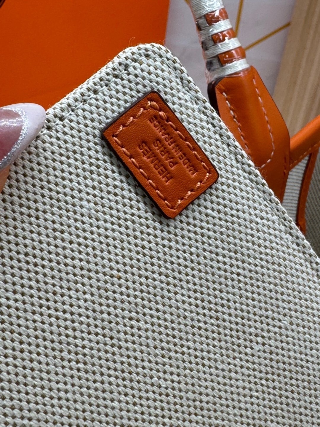 HERMES Steeple Tote Bag / H Steeple canvas tote bag 30cm กระเป๋าทรงโท้ทแคนวาสอย่างดี พิมพ์ลายคมชัด ลายใหม่สวยหรู เกรดออริ สลับแท้