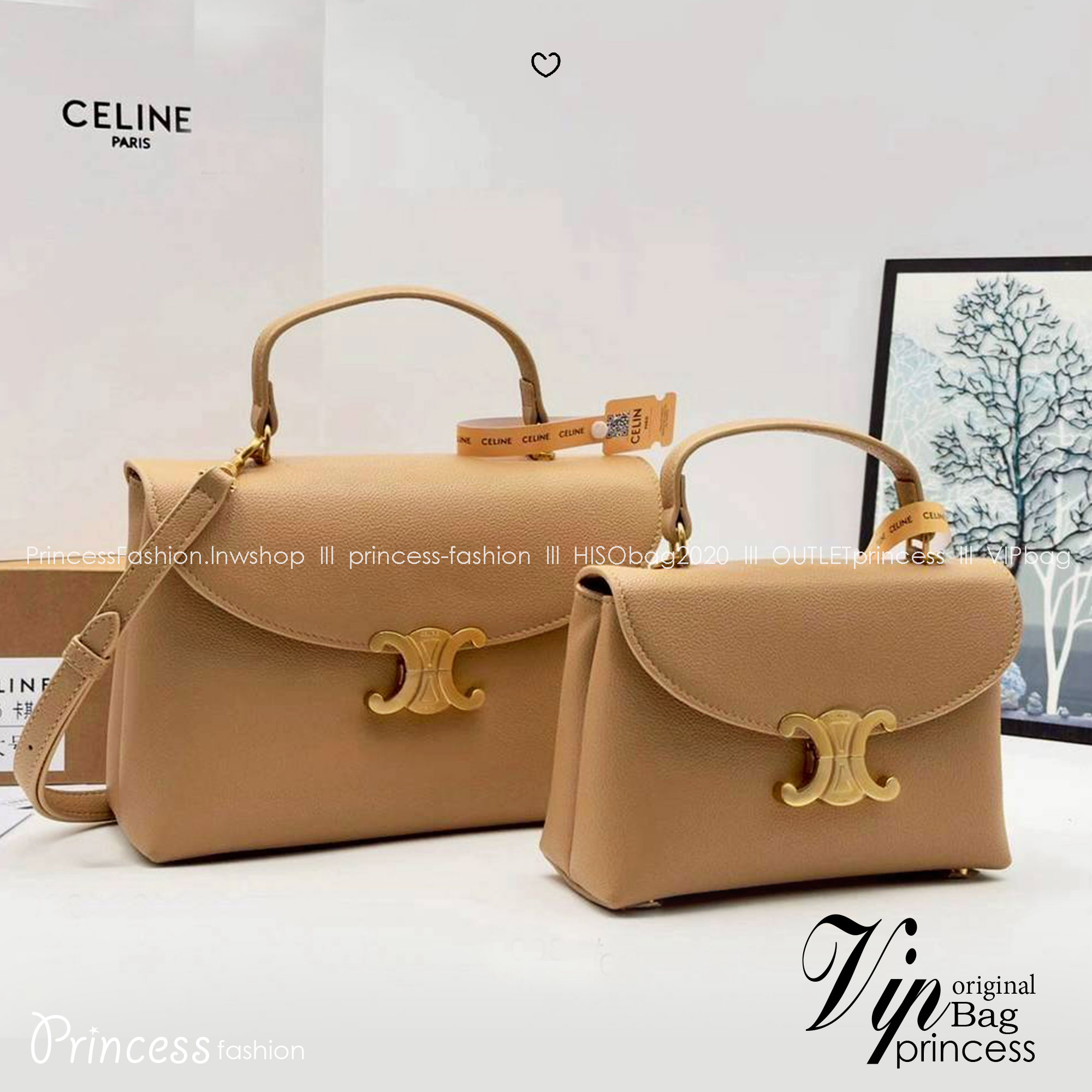 CELINE NINO BAG IN SUPPLE GRAINED LEATHER กระเป๋าสะพายพร้อมหูจับในตัว ดีไซน์แบบสวยสับดูแพงสุดๆ รูปทรงคลาสสิคทำให้ใช้งานได้ง่าย แมทช์ได้หลากหลายสไตล์ สวยมาก