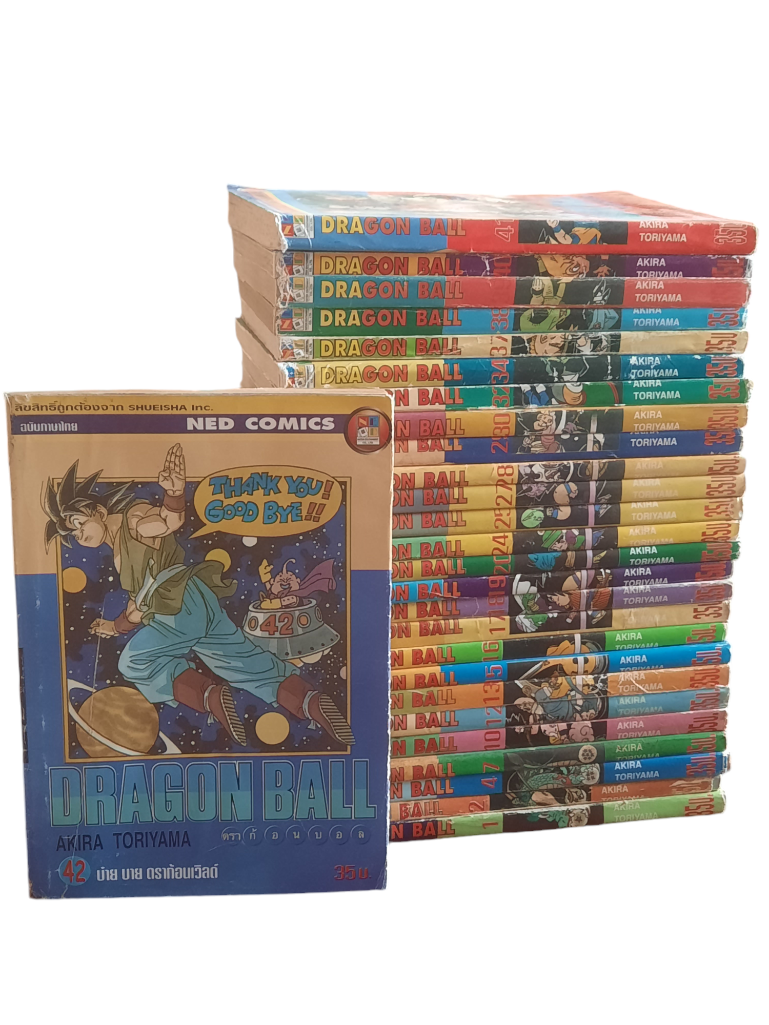 DRAGON BALL ชุด เล่ม.1-42 (ขาดเล่ม 3,4,5,6,8,9,11,14,21,22,23,16,31,23,35,36