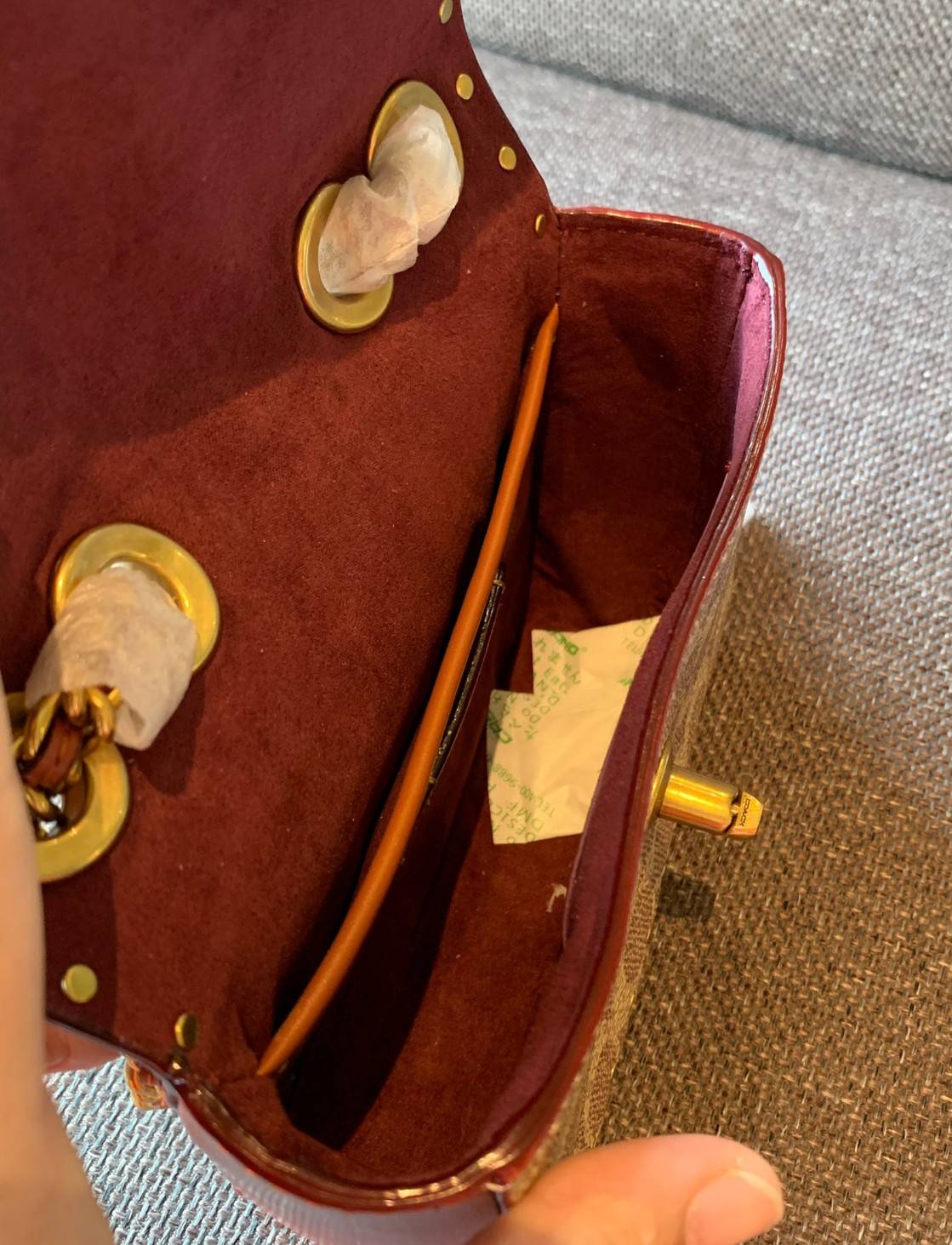 ของแท้ 100% COACH MADISON 16 CROSSBODY BAG LEATHER