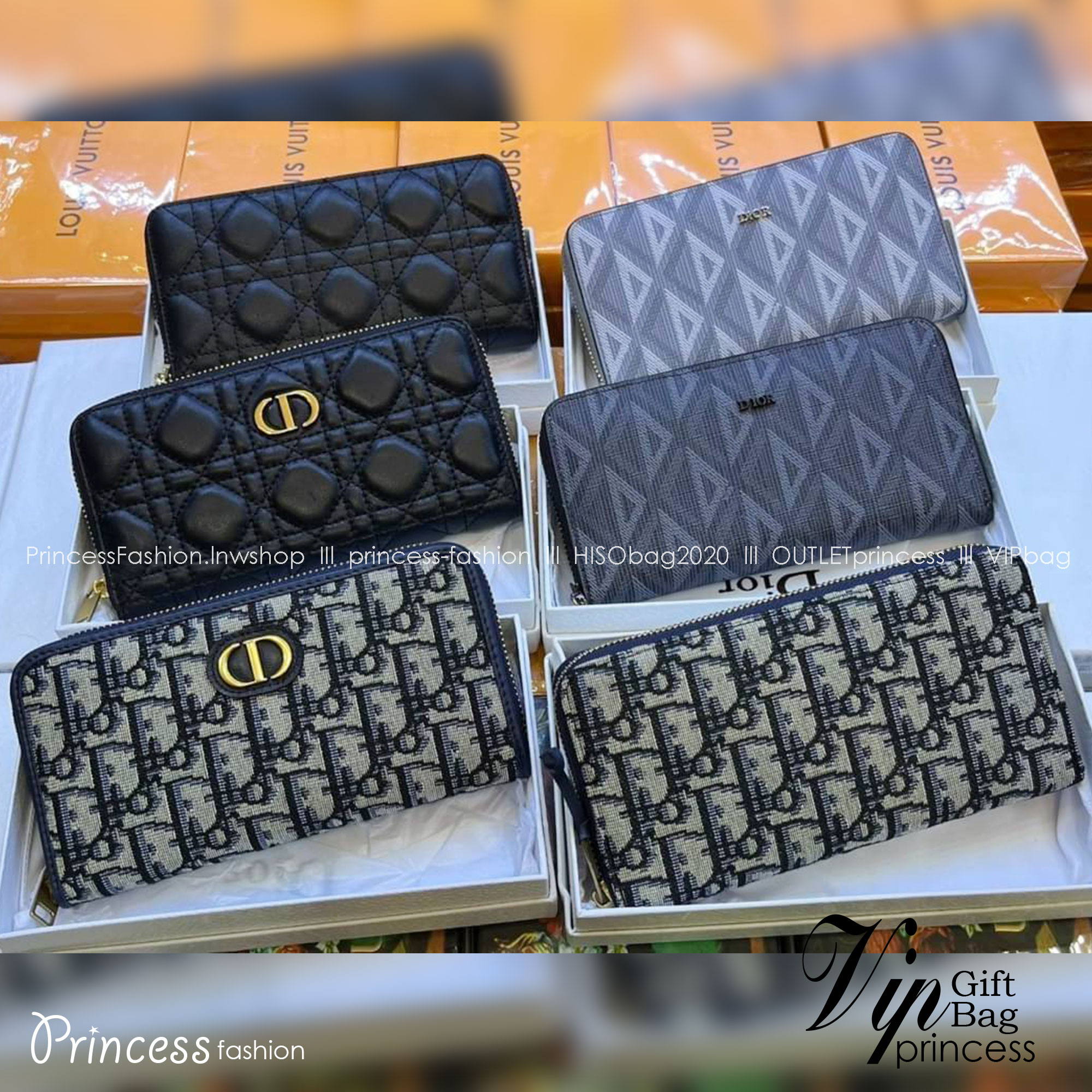 DIOR long wallet zipped กระเป๋าสตางค์ใบยาวซิปรอบ ไอเท็มสุดฮิต ติดทุกกระแส แรงไม่เคยตก รุ่น unisex สีไหนใครๆก็ใช้ได้หมด ❤️ ใบยาวขนาดกำลังเหมาะมือ