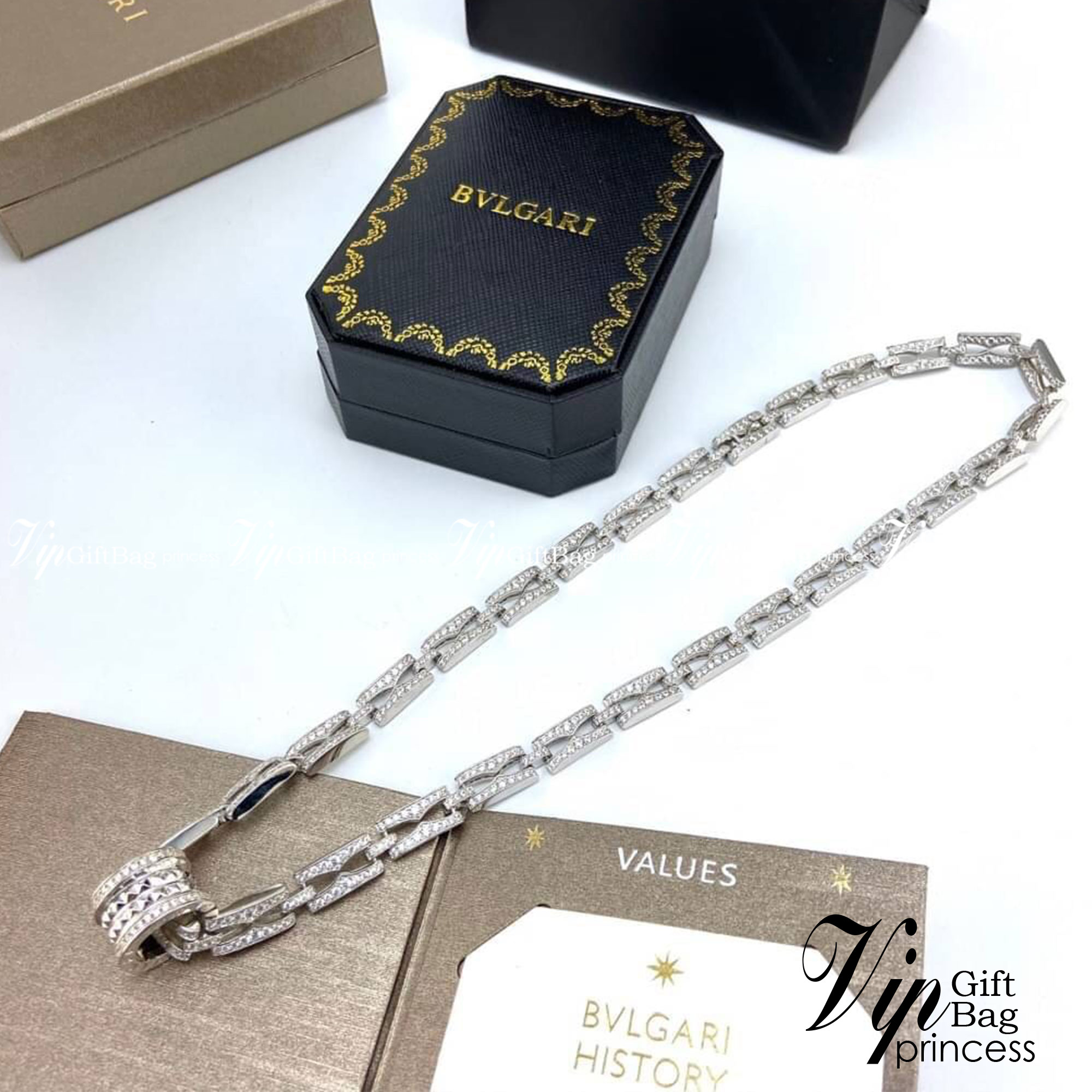 BVLGARI Necklace B.zero1 46cm สร้อยคอบุลการี ภาพสินค้าถ่ายจากงานขายจริง