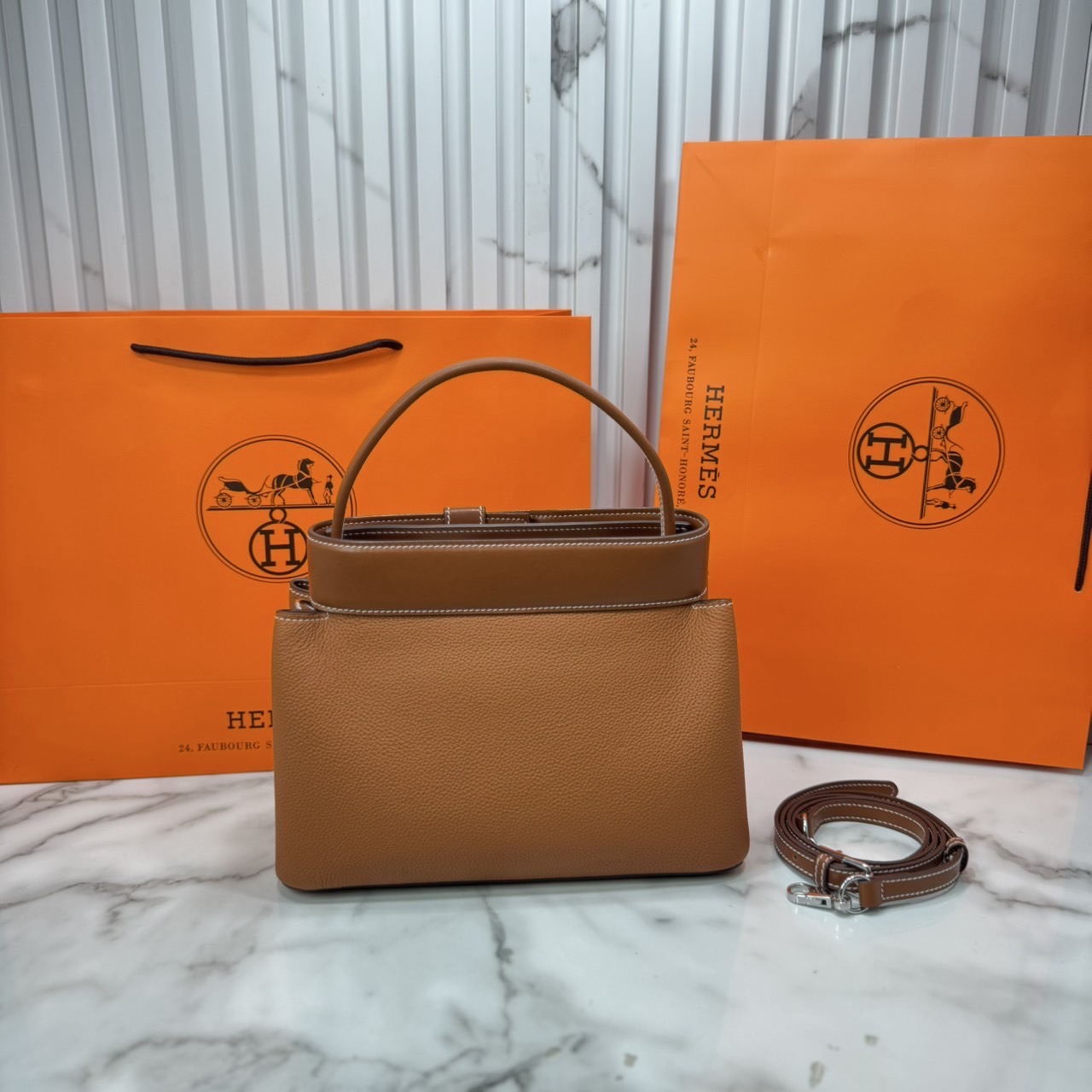 ORI หนังแท้ | Hermes Medor Bag กระเป๋าสะพายดีไซน์ใหม่ แบรนด์หรูระดับไฮคลาส หรูหรา ลัคชู