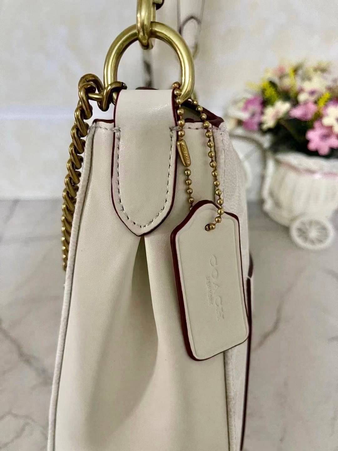 Coach Signature Chain Hobo In Signature Canvas พร้อมส่ง 4 สี