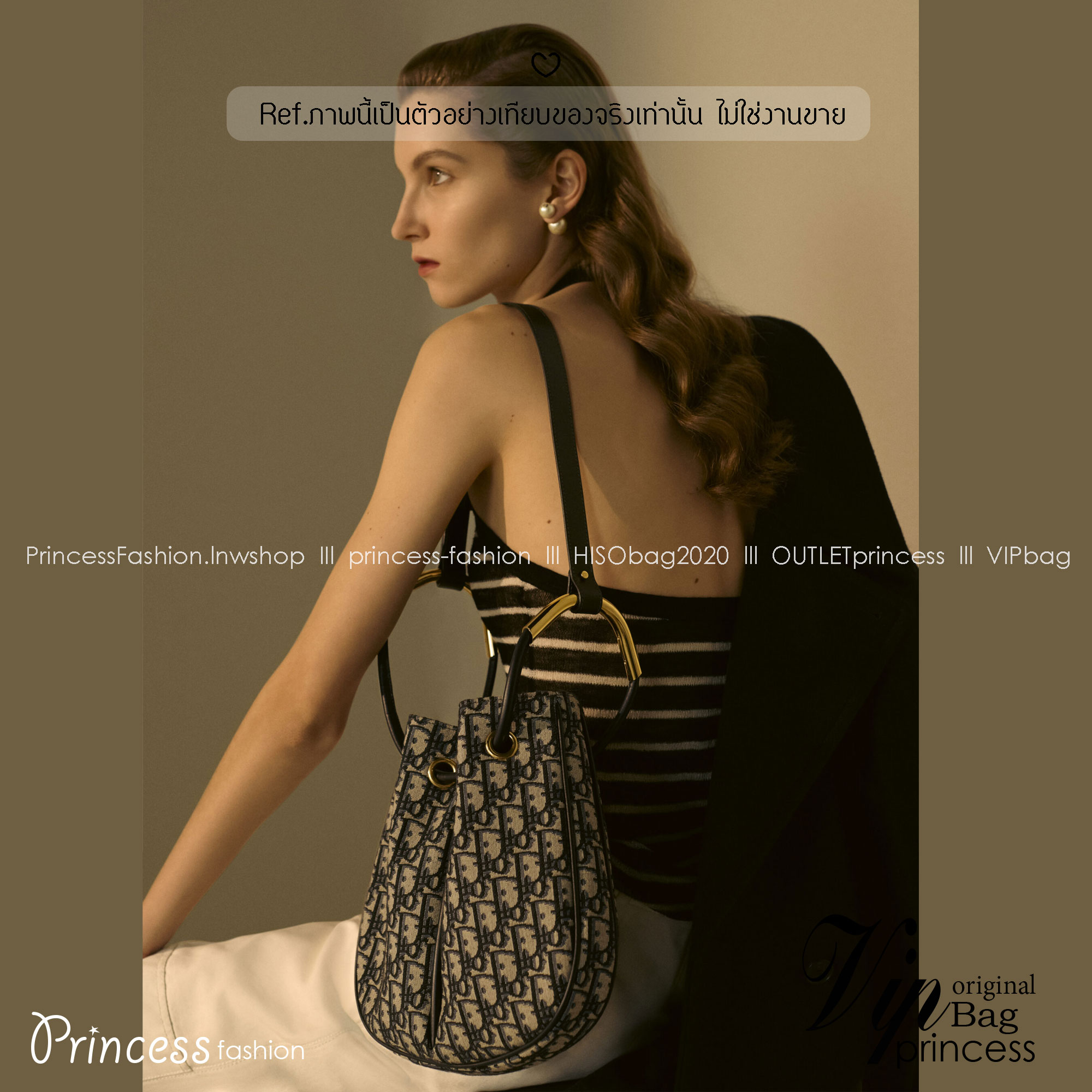 Dior Nolita Bag กระเป๋าสะพายทรงโท้ทรุ่นใหม่ สวยหรูเป็นเอกลักษณ์ตามแบบฉบับแบรนด์ มาพร้อมสายสะพายยาว ขนาดกำลังน่าใช้ ภายในโล่งกว้างจุของได้เยอะ สวยทันสมัยเหนือกาลเวลาต้องยกให้ใบนี้เลยค่ะ