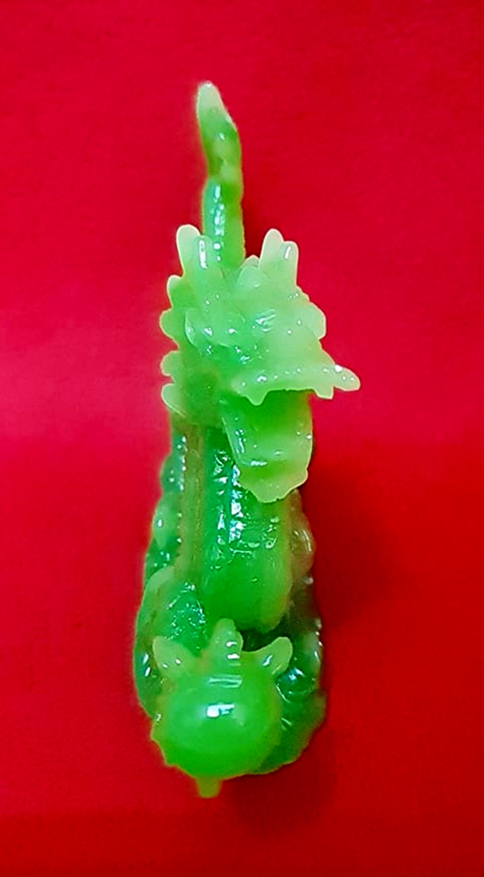 สินค้าหมดค่ะ มังกรถือลูกแก้วสีหยกแบบตั้งโต๊ะ เสริมดวงค้าขาย เรียกโชคลาภค่ะ