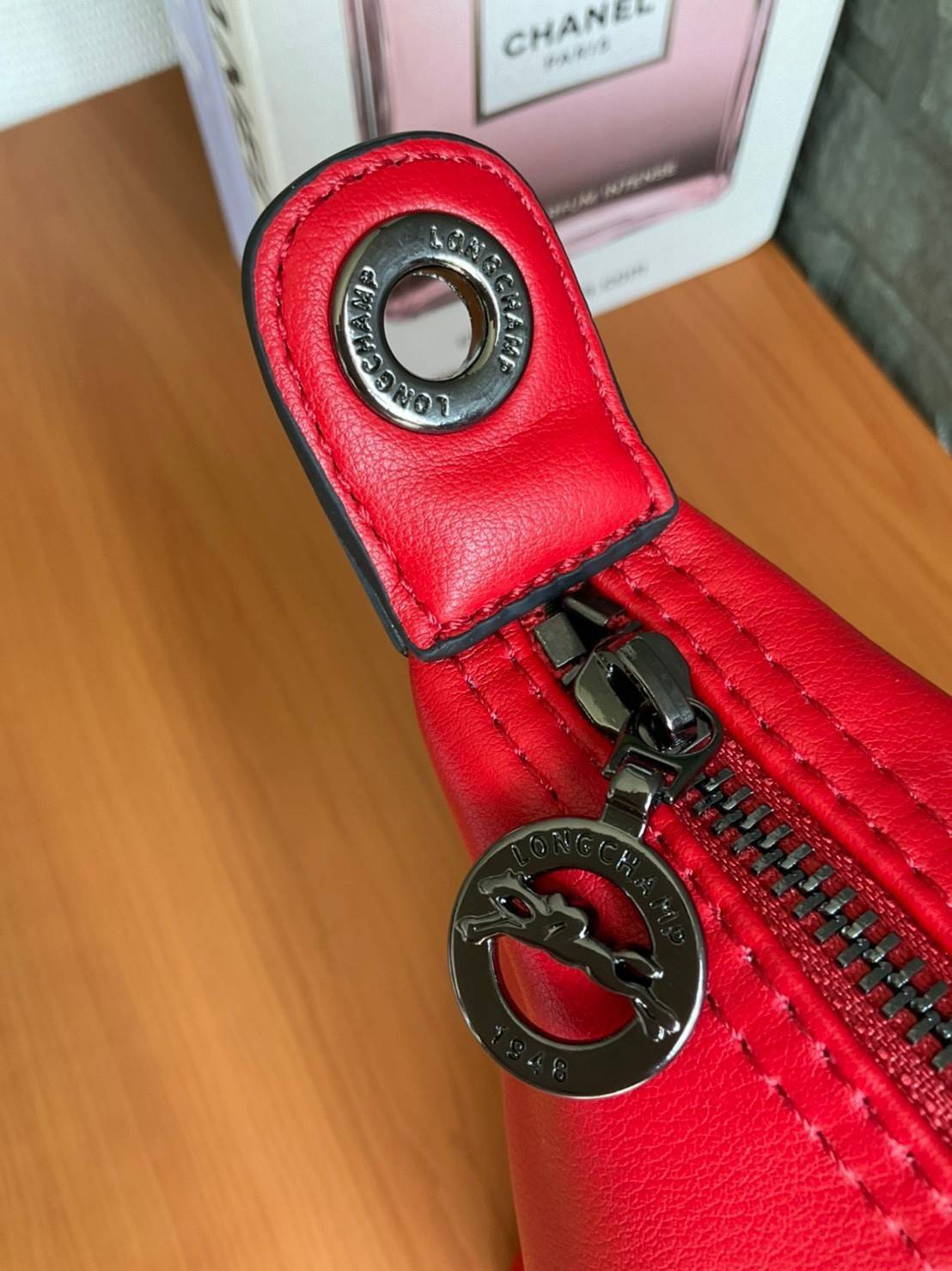 ของแท้ LONGCHAMP LE PLIAGE CUIR TOP HANDLE BAG S รุ่น 1512 กระเป๋าถือขนาดกำลังดี วัสดุหนังแกะ Metis