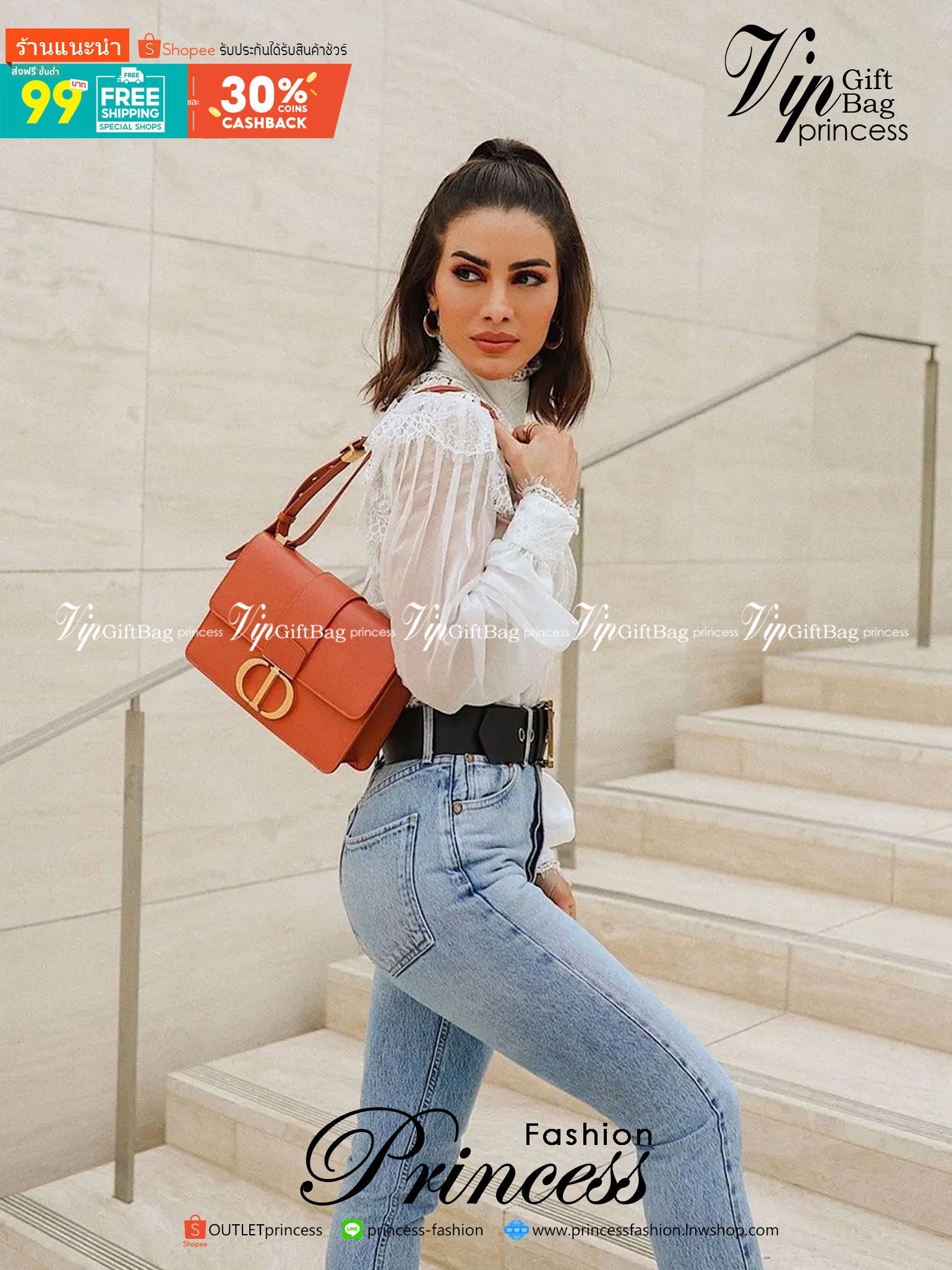 Dior 30 Montaigne Bag in Grained 9" รุ่นหนังลายเกรน กระเป๋าสะพายดิออร์ เอกลักษณ์ของความหรู น้ำหนักเบา ไอเท็มหายาก!! Best seller!! ยกให้น้องเลย!! ดีไซน์เรียบหรูในความเป็นเอกลักษณ์ ใช้งานง่าย สะดวก ได้ทุกโอกาส แนะนำเป็น everyday bag ติดตัวไว้เลยจ้าสาวๆ