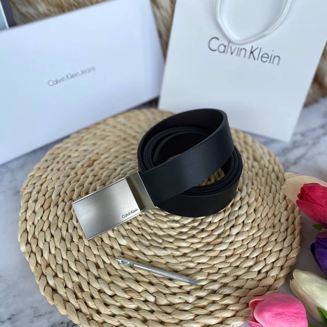 Calvin Klein Leather Belt & Wallet Set Setกระเป๋าสตางค์+เข็มขัด