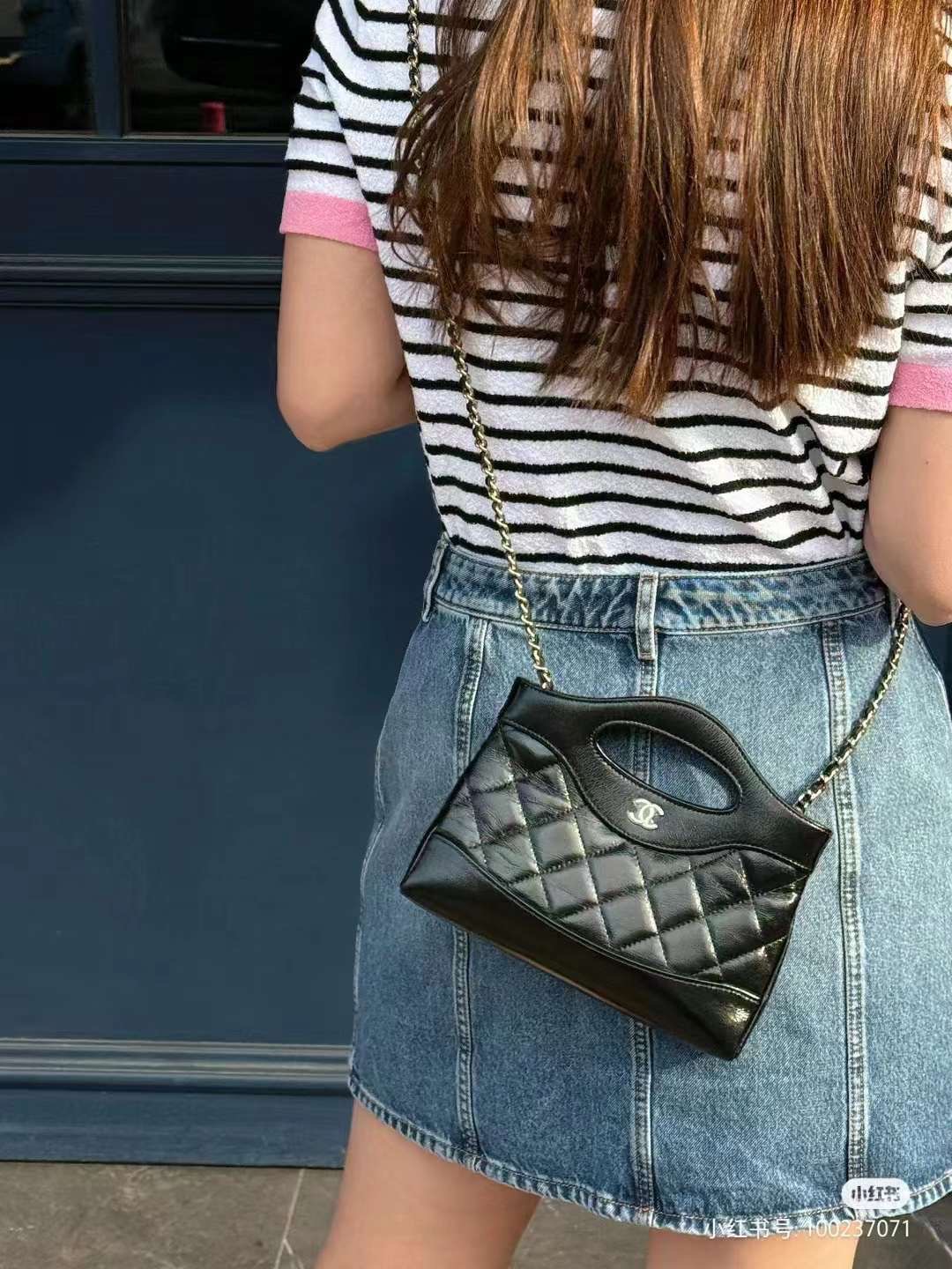 Chanel 31 Mini Shopping Bag / Chanel Hobo Mini Bag กระเป๋าสะพายมือจับในตัวไซส์มินิ หนังแท้ เกรดออริ ท็อป สลับแท้ 1:1