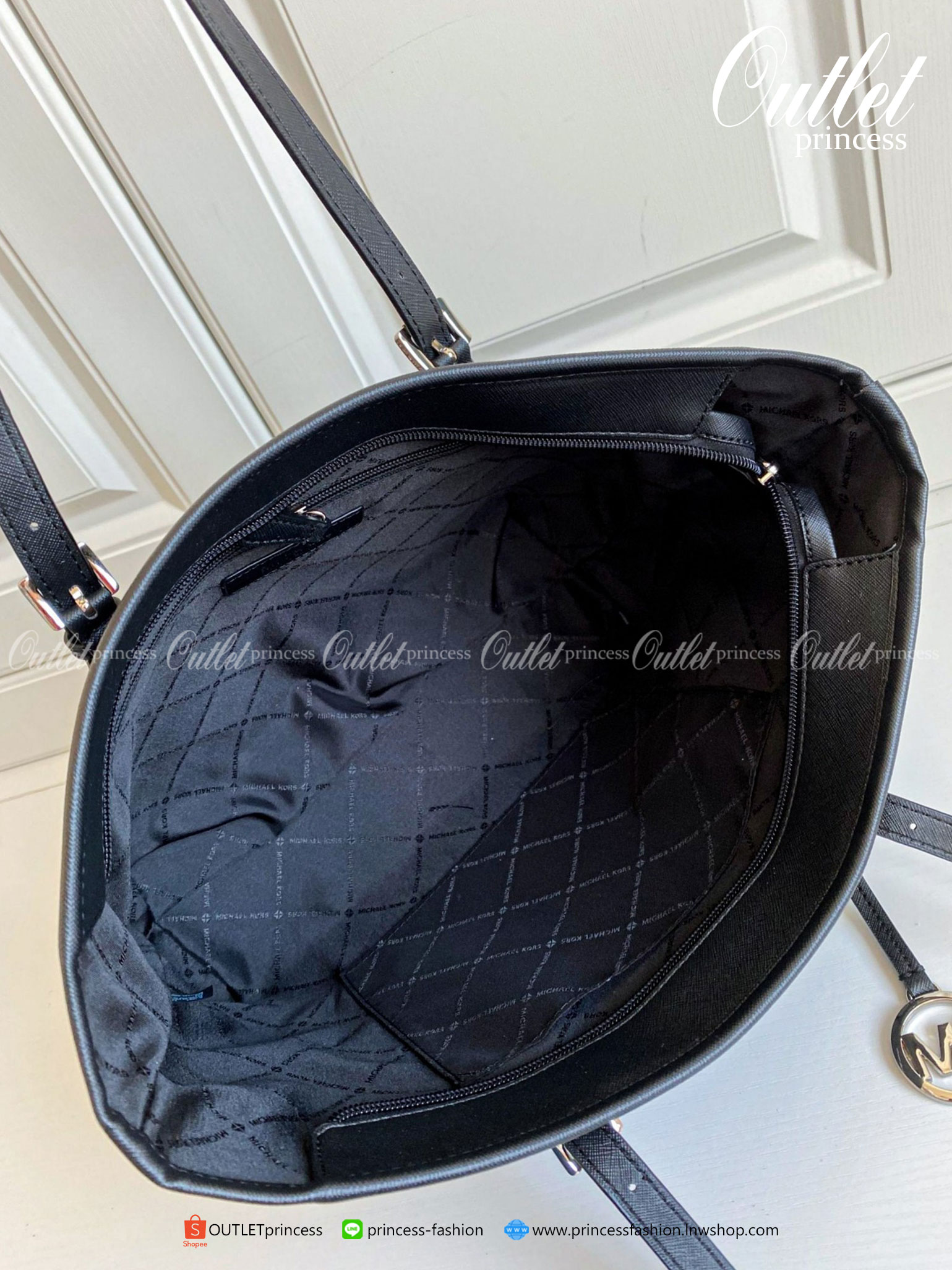 ของแท้ 100% MICHEAL KORS TOTE BAG ของแท้ กระเป๋าสะพายทรง SHOPPING BAG