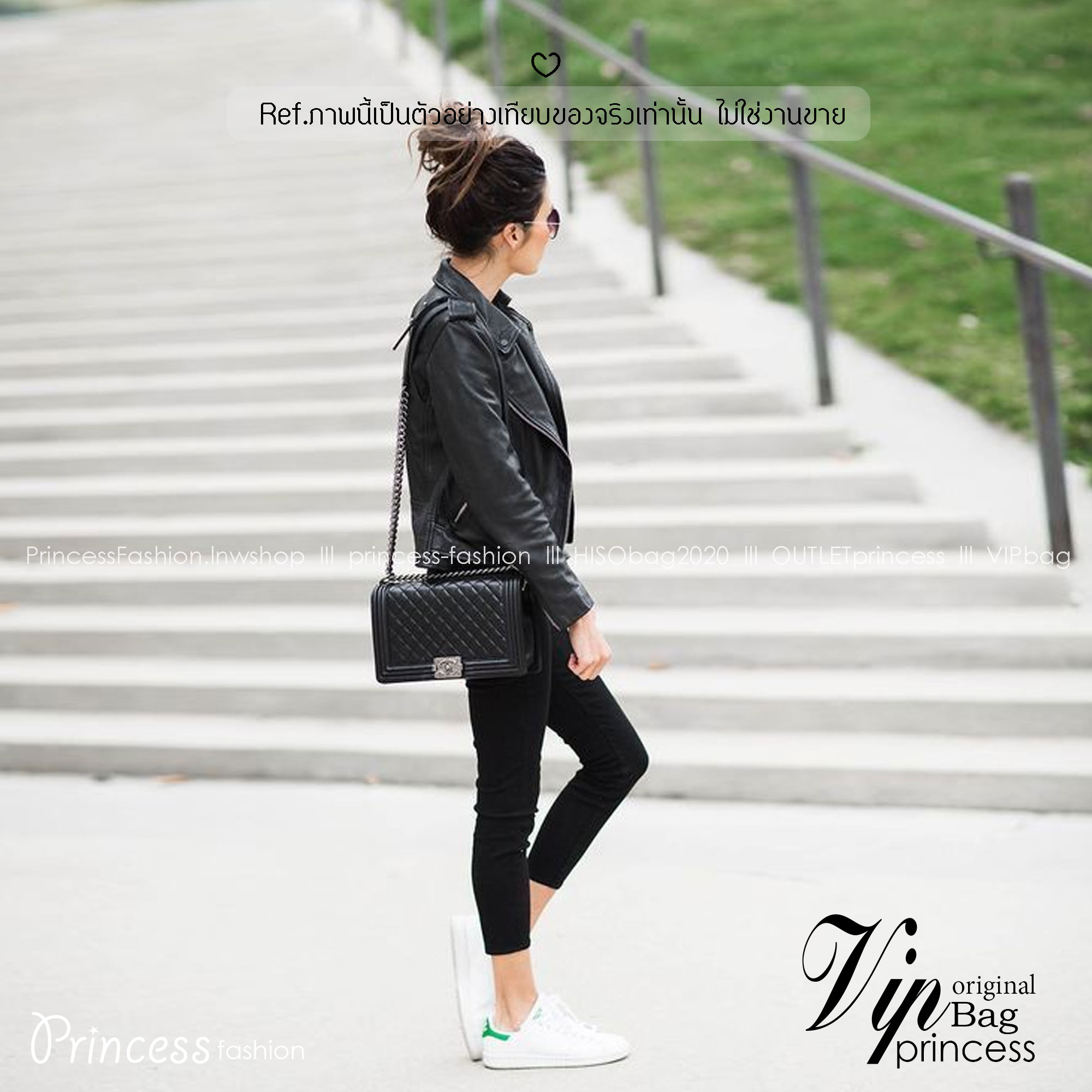 CHANEL BOY กระเป๋าสุดคลาสสิคตลอดกาล ไม่ว่าเวลาจะผ่านไปเเค่ไหนก็ไม่เคย Out สำหรับรุ่นนี้ เรียบ หรู คลาสสิค ผู้ดี ไฮโซที่แท้ทรูอะไหล่เงินรมขวัญสวยมากค่ะ 🧡 เกรดท็อปไฮเอน