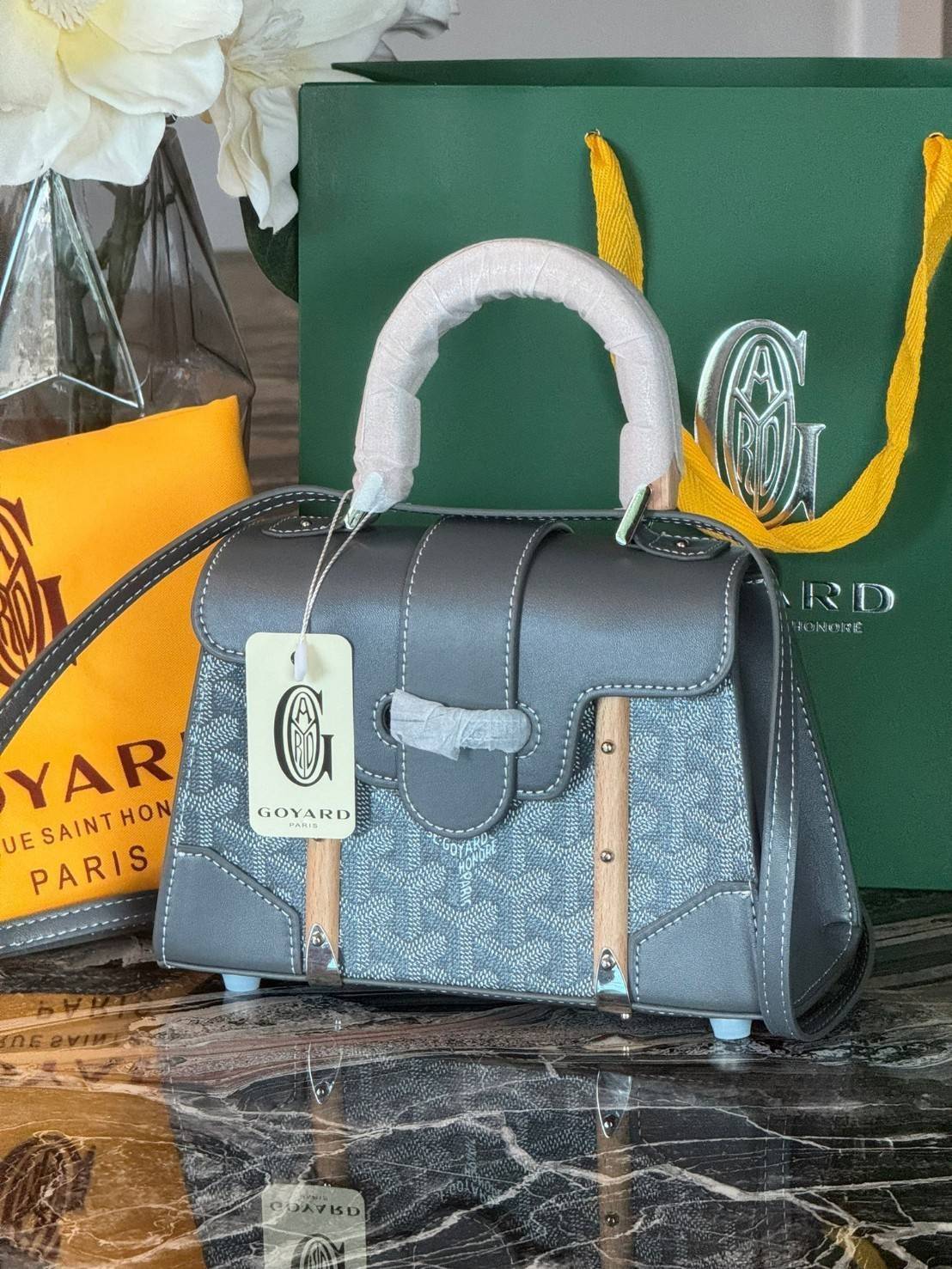 พร้อมส่ง 6 สี Goyard Saïgon Structuré Mini Bag / Saigon Bag กระเป๋าถือ/สะพาย เกรดออริ สลับแท้ 1:1 ใช้ต่างประเทศได้ ภาพถ่ายจากงานขายจริง