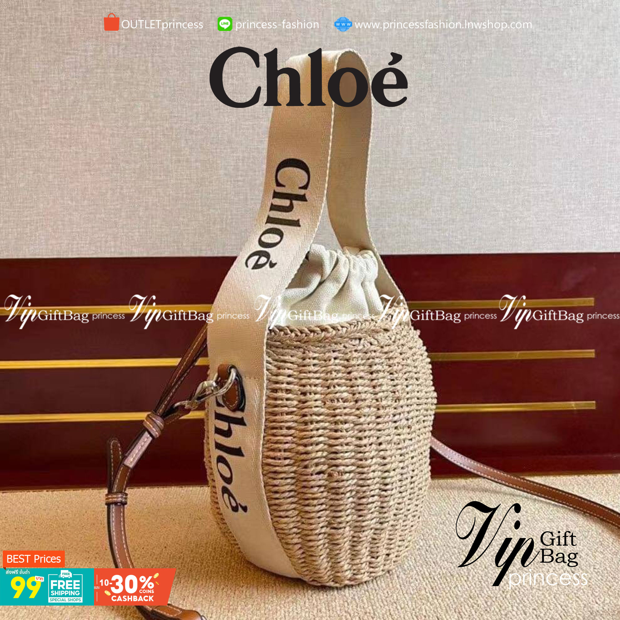 Chole’ small woody basket กระเป๋าทรงตะกร้าเก๋ๆ ชิคๆ สามารถสะพายข้างเป็นcrossbody และ ถือเก๋ๆก็ได้ ภายในโล่ง น่ารักไม่เหมือนใคร ใครยังไม่มีต้องจัดสักใบแล้วนะคะ