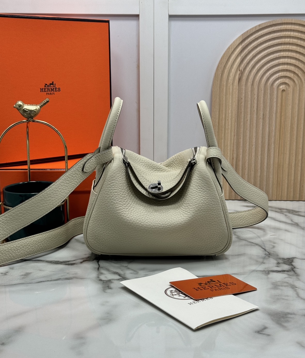 ORI หนังแท้ | HERMES lindy 19cm กระเป๋าสะพาย นิยามความหรูหราระดับมาสเตอร์พีช 🤍 สินค้าเกรดออริจินอล หนังแท้