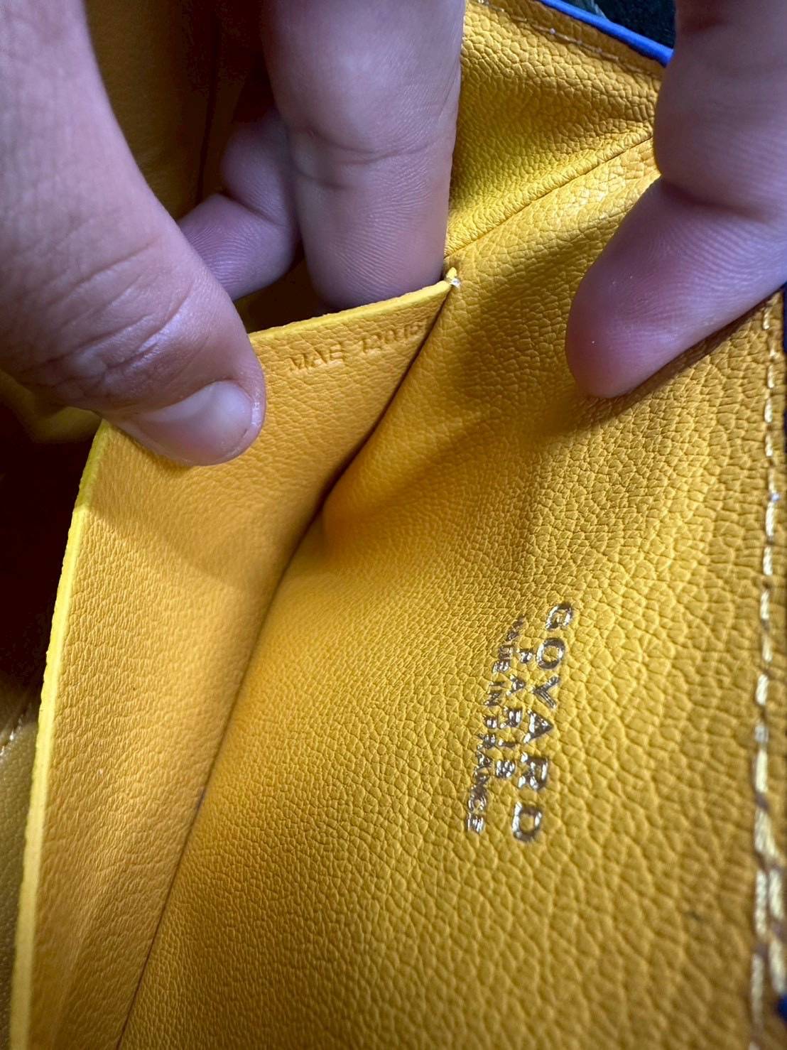 10 สี ORI หนังแท้ | GOYARD Saïgon Souple Mini Bag 20cm กระเป๋าถือ/สะพายดีไซน์หูจับไม้เป็นเอกลักษณ์ที่สวยหรูหราสง่างาม