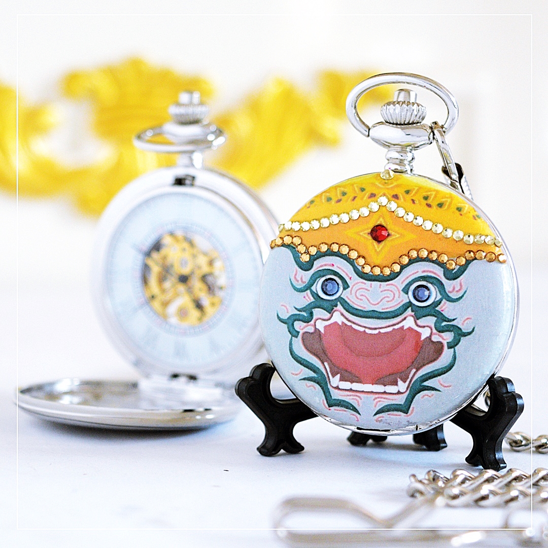 ของที่ระลึกไทย l ของขวัญไทย ลวดลายหน้าหนุมาน ของทีระลึกแสดงความเป็นเอกลักษณ์สยาม (งานสั่งทำ)