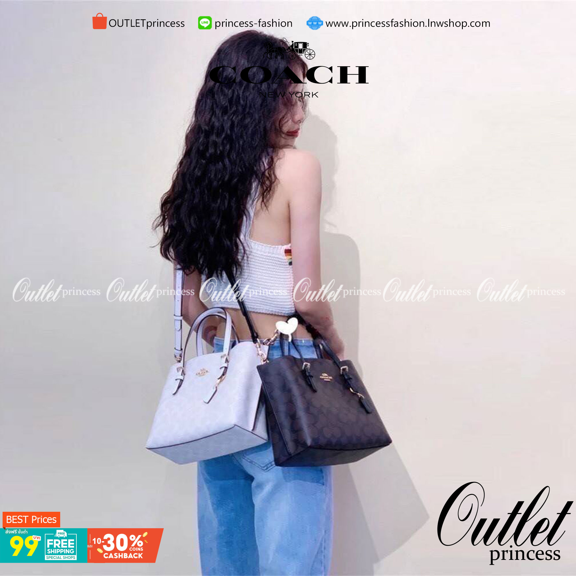 OUTTLET 】COACH MOLLIE TOTE 25 (C4250 C4084) น้องคนสวยอีกหนึ่ง!! กระเป๋าโท้ทไซส์เล็กที่สาวๆหลงรัก ดีไซน์คลาสสิคเหมือนเดิม เพิ่มเติมคือสะดวกขึ้นเยอะ!! ย่อส่วนมาจากใบใหญ่เป๊ะๆ น่ารักน่าใช้มากๆ วัสดุหนัง crossgrain ทนทาน ใช้งานง่าย เรียบหรูดูดีม้าก!! ภายในโล่