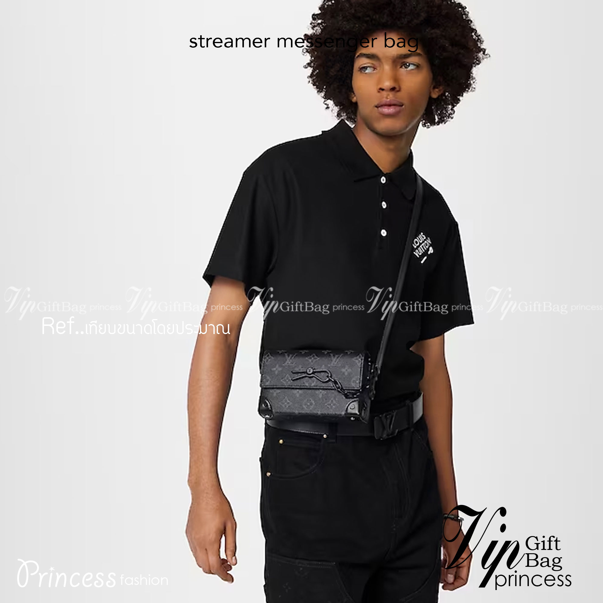 LV Streamer Messenger Bag กระเป๋าสะพายทรงกล่องที่สุดของรุ่นหายาก ดีไซน์คลาสสิกน่าใช้ ใช้ได้ทั้งชายหญิง unisex cool