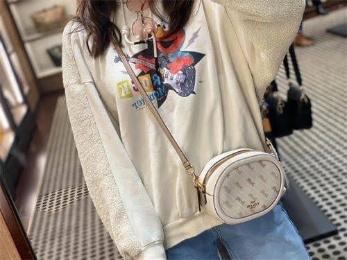 COACH C4057 CAMERA BAG WITH HORSE AND CARRIAGE DOT PRINT (IMM6H)