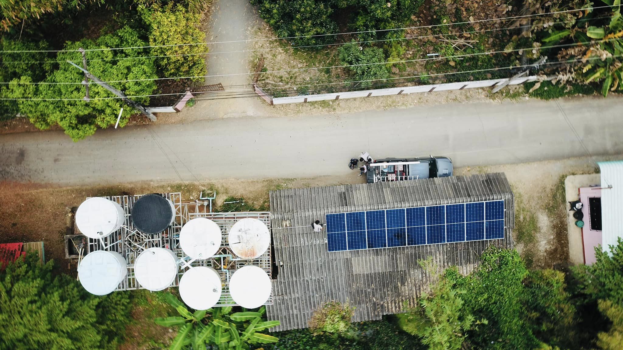 ชุดโซล่าเซลล์ 5kWp สำหรับงานประปาหมู่บ้านพลังงานแสงอาทิตย์ ลดค่าไฟ ไม่เพิ่มต้นทุนน้ำ