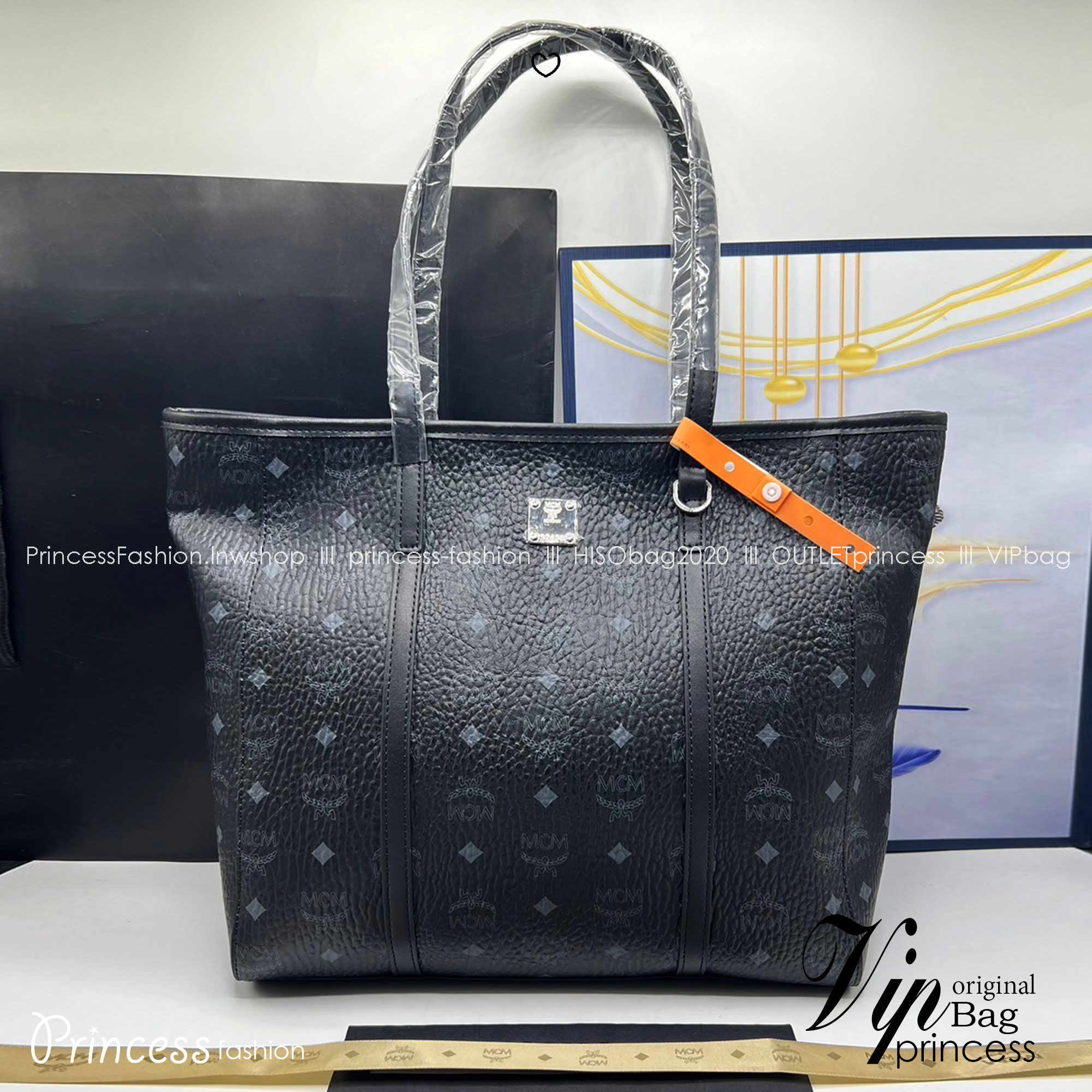 M.C.M MEDIUM TONI SHOPPER กระเป๋าทรงโท้ทใบใหญ่จุใจ เกรดท็อปออริ 1:1 สลับแท้ ใช้งานต่างประเทศได้ ภาพถ่ายจากงานขายจริง